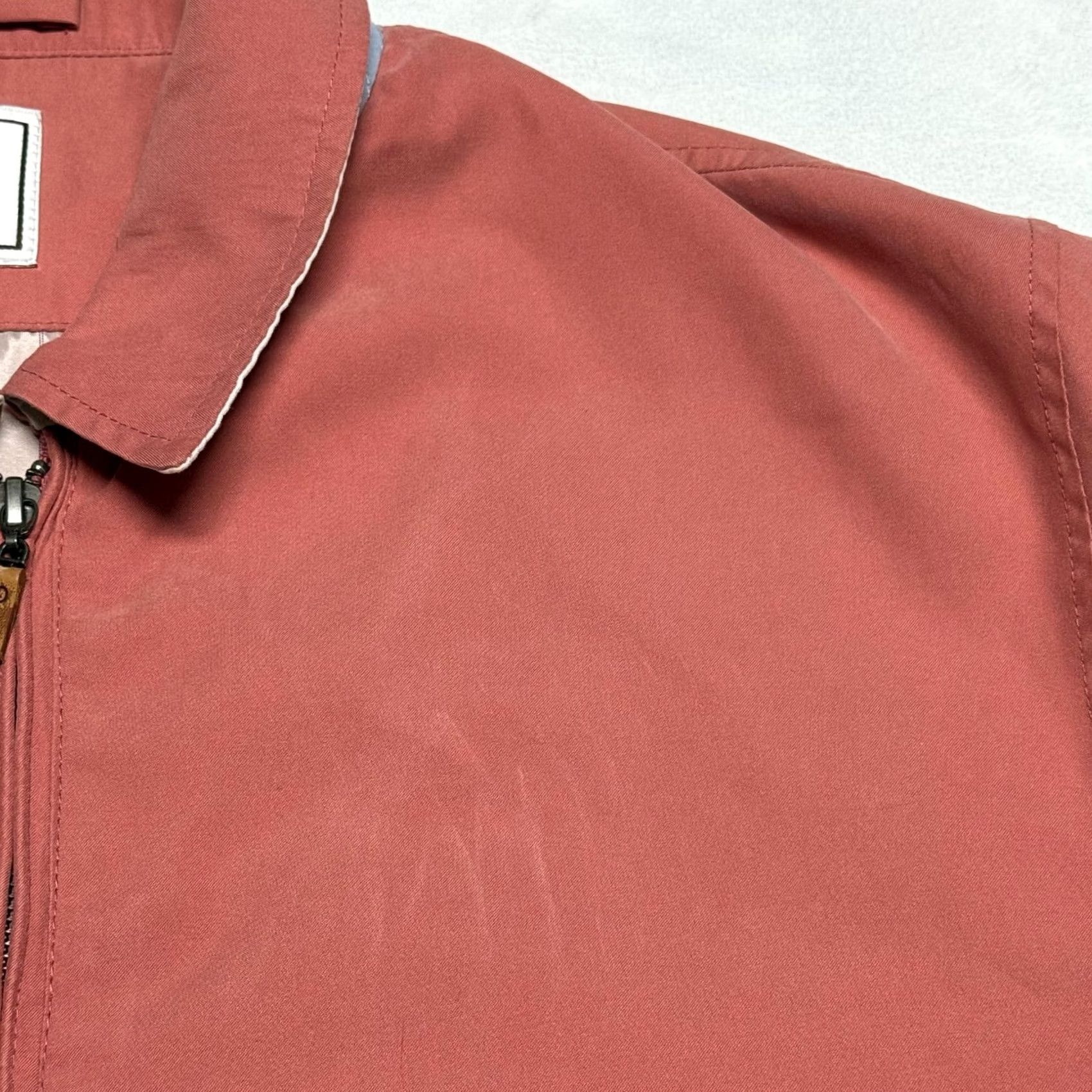Peter Millar VINTAGE Peter Millar Jacket Mens M Salmon Pink Bomber Full Zip Golf Casual Vintage 90s Dad Preppy Size US M / EU 48-50 / 2 - 7 Thumbnail