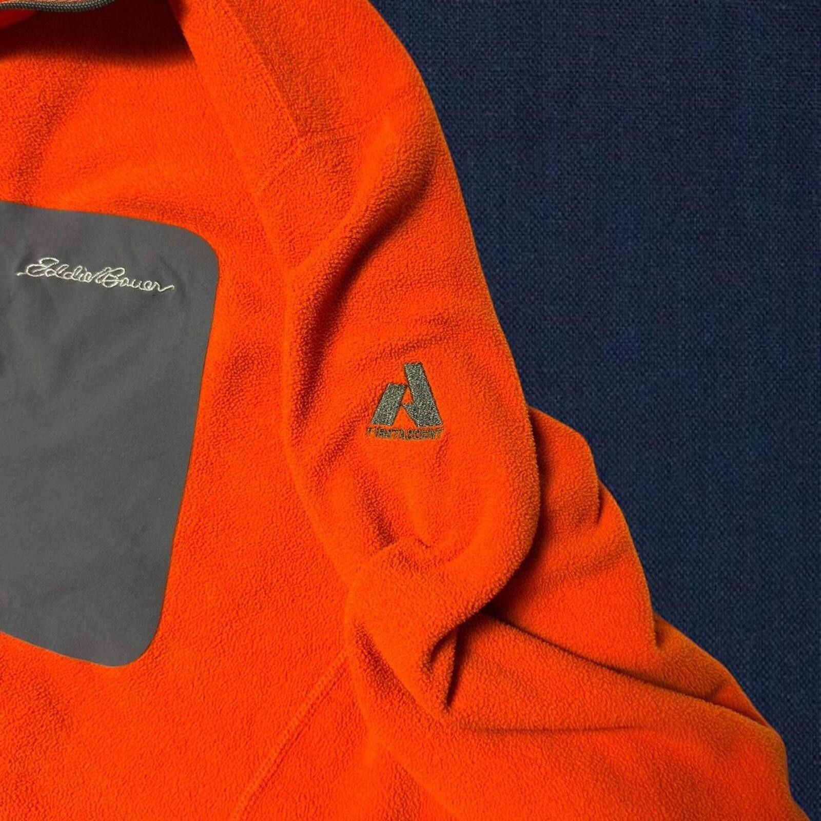 Eddie Bauer eddie bauer fleece quarter zip orange L gorpcore Size US L / EU 52-54 / 3 - 6 Thumbnail