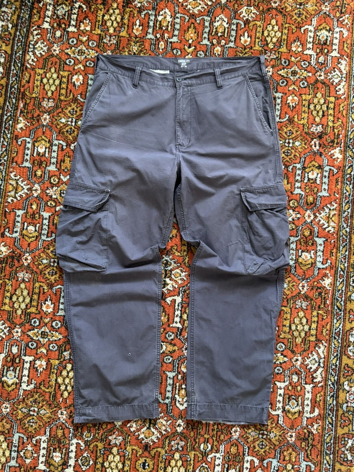 Carhartt Wip Carhartt WIP Aviation Regular Cargo Pants Gray Size US 38 / EU 54 - 4 Thumbnail