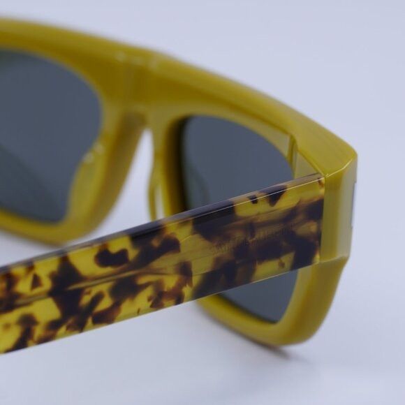 Saint Laurent Paris Saint Laurent SL762 004 Sunglasses Ochra/Havana Square Frame Size ONE SIZE - 10 Thumbnail