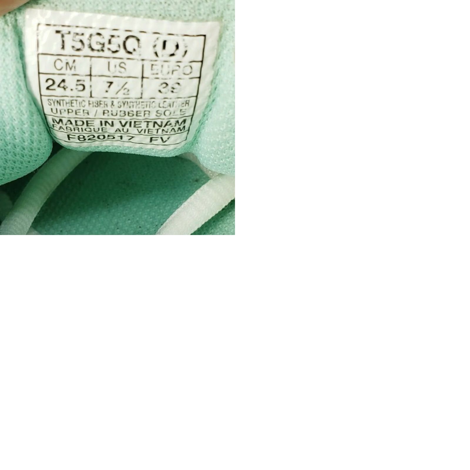 Asics Asics Running Shoe Women's 7.5D Gel Contend 3 Gray Teal Mint Green T5G5Q Size US 8 / IT 38 - 9 Thumbnail