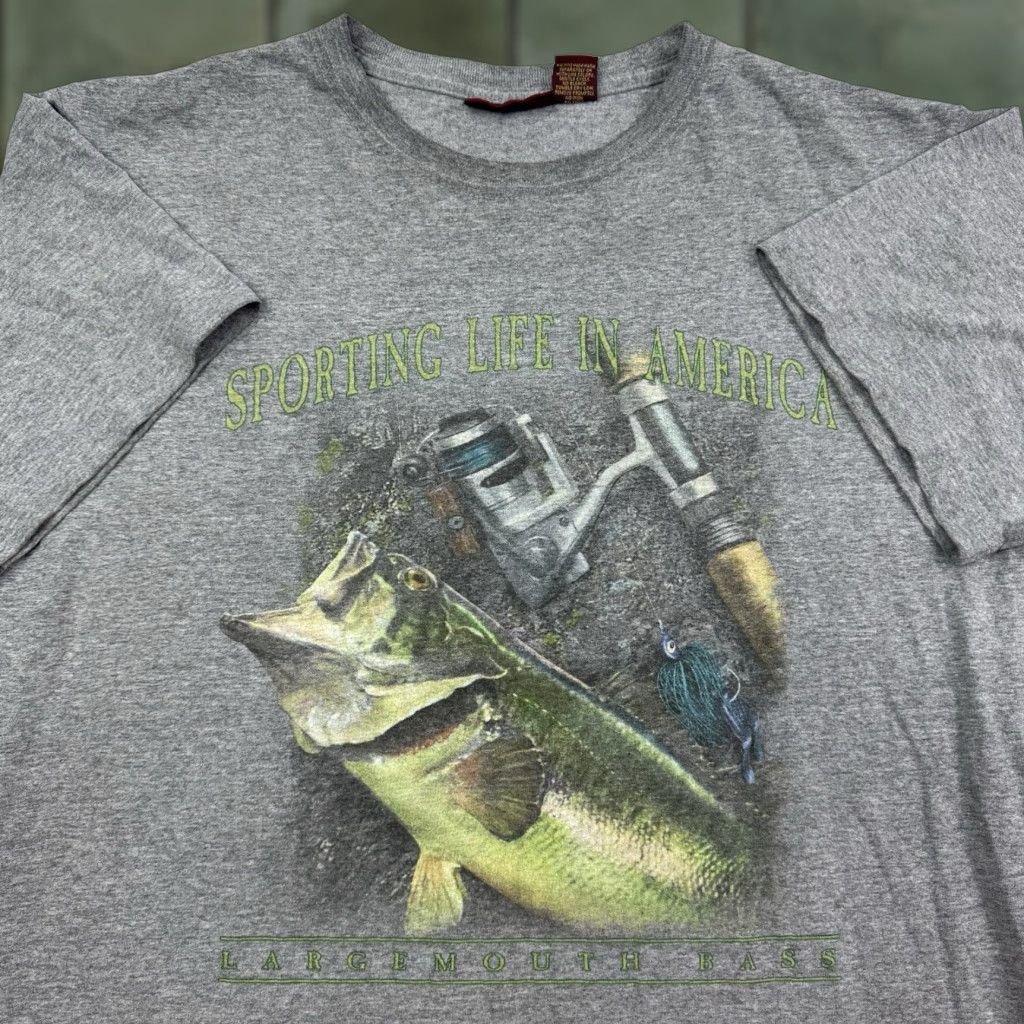 Vintage VINTAGE Saddlebred Gray Short Sleeve T-Shirt Adult Medium Nature Animals Fishing Y2K Mens Size US M / EU 48-50 / 2 - 1 Thumbnail