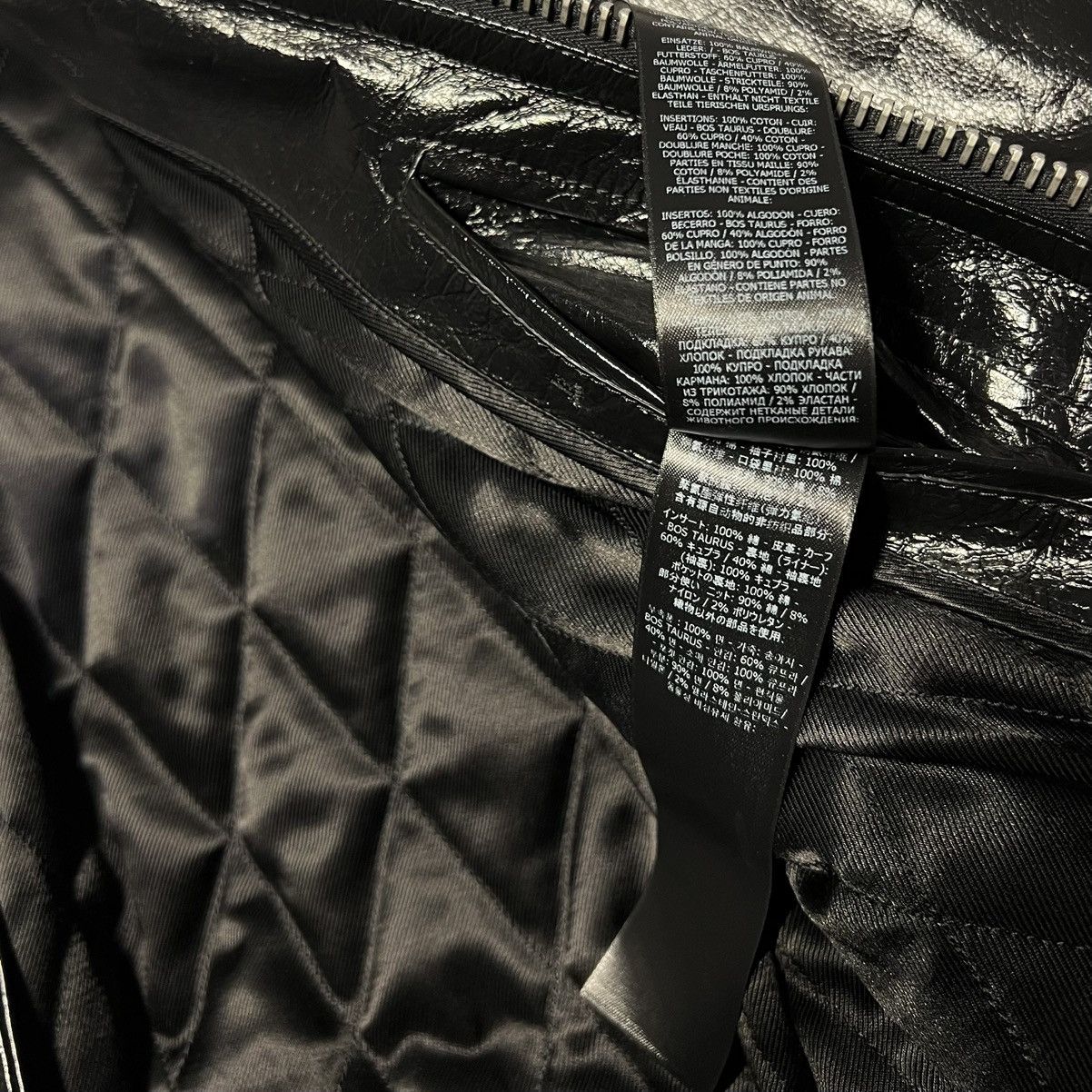 Tom Ford Tom Ford Shiny Leather Jacket Size US L / EU 52-54 / 3 - 9 Thumbnail