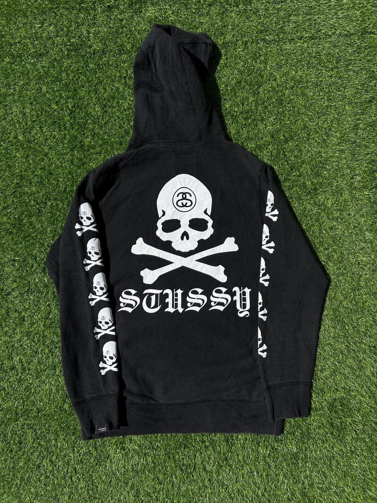 Mastermind Japan × Stussy Mastermind Japan x Stüssy SS-Link Skull Pullover Hoodie Size US M / EU 48-50 / 2 - 4 Thumbnail