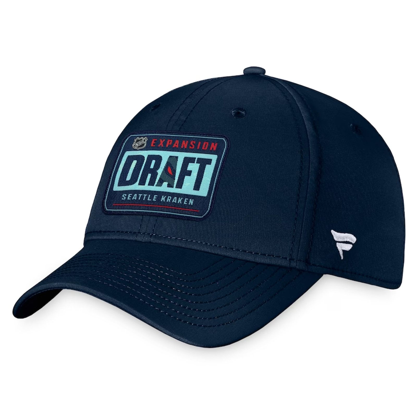 Other Seattle Kraken Hat Expansion Draft Stretch M/L Navy Fanatics Size ONE SIZE - 1 Thumbnail