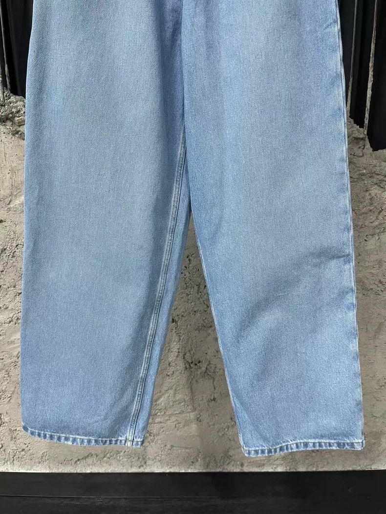 Prada Prada Blue Denim Pants with Triangle Tag -2505 Size US 26 / EU 42 - 4 Thumbnail
