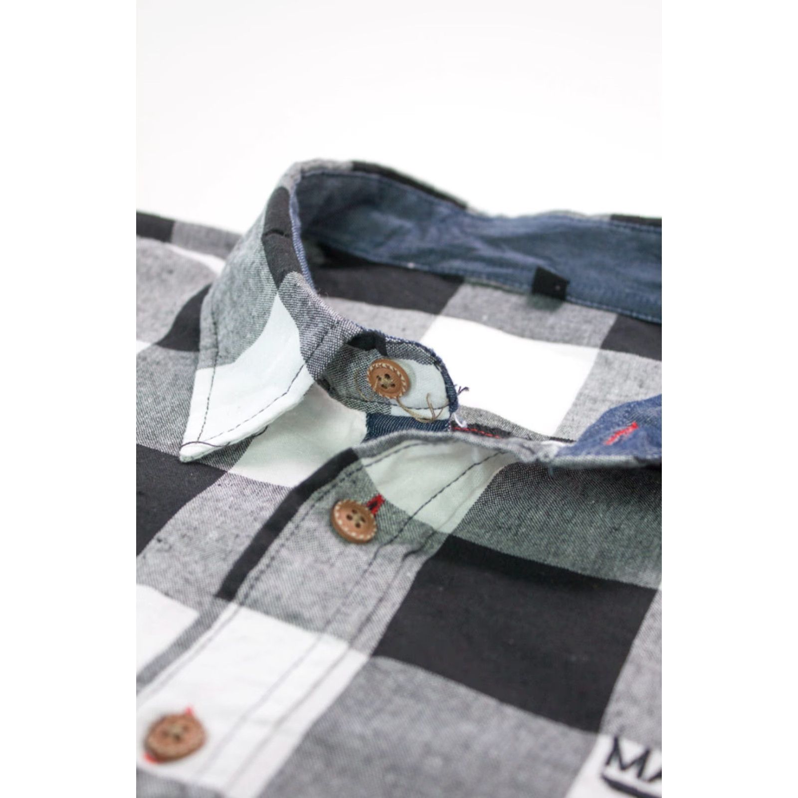 Vintage VINTAGE Marshall Fredd Flannel Shirt XX-Large Black & White Plaid Shirts Men's XX-Large Black & White Plaid Size US XXL / EU 58 / 5 - 2 Thumbnail