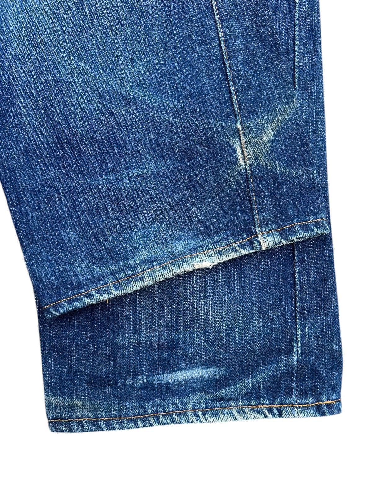 Kapital Vintage Levis Big E Selvedge Distressed Denim Jeans Size US 30 / EU 46 - 17 Thumbnail