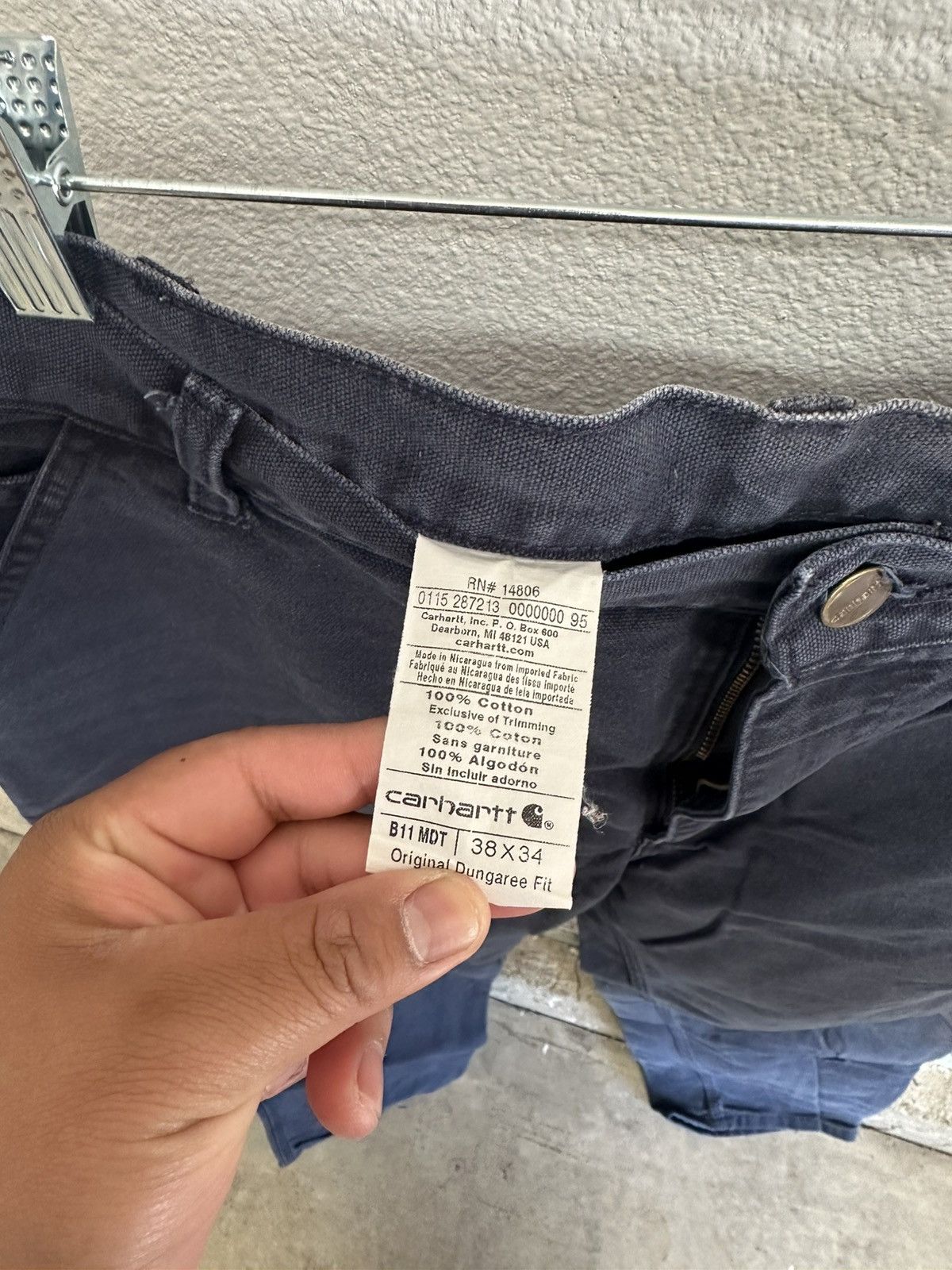 Carhartt Vintage Carhart navy pants 38 x 34 Size US 38 / EU 54 - 3 Thumbnail