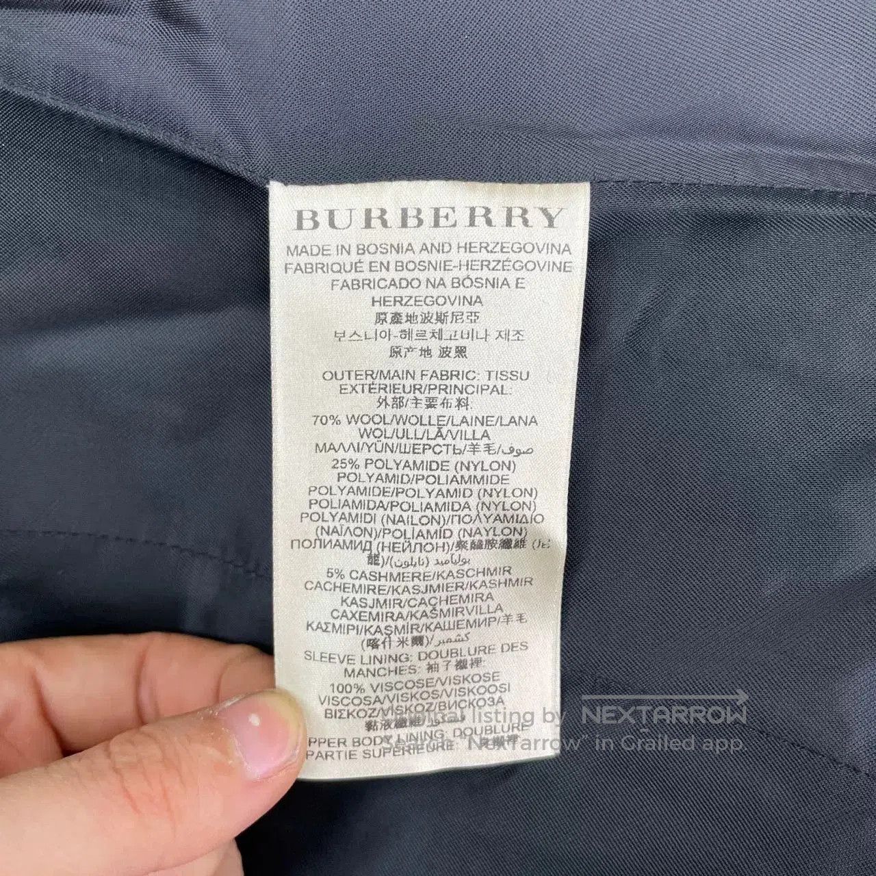Burberry Burberry Black Belted Coat. Size M / US 6-8 / IT 42-44 - 4 Thumbnail
