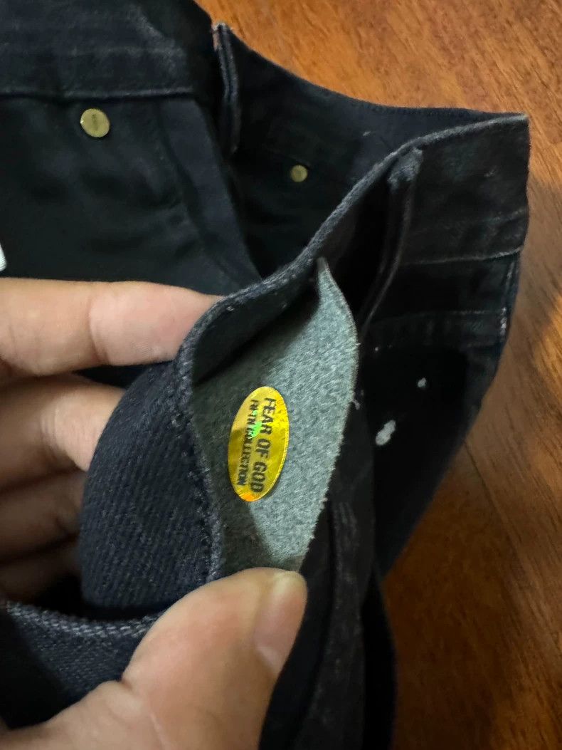 Fear of God Fear of God Splashed black jeans Size US 33 - 8 Thumbnail