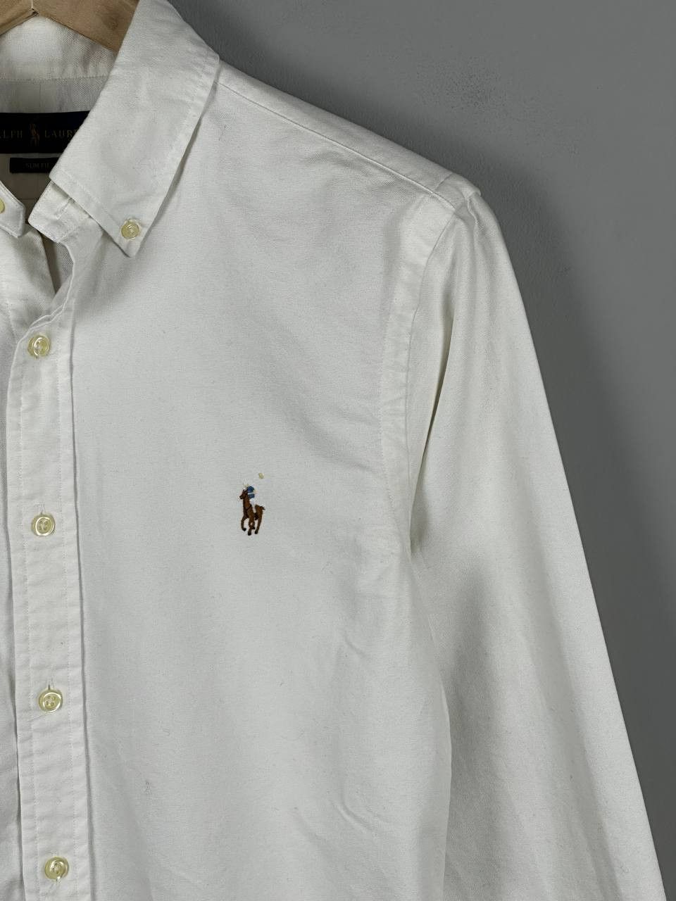 Polo Ralph Lauren Polo Ralph Lauren Luxury White Oxford Shirt Size US S / EU 44-46 / 1 - 4 Thumbnail