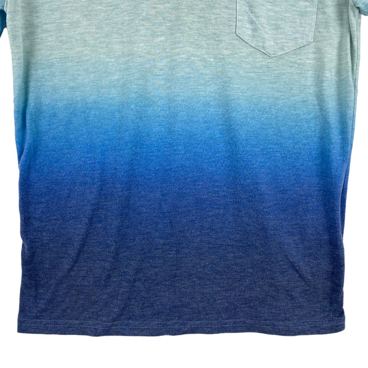 Katharine Hamnett London KATHARINE HAMNETT Gradient Blue With Pocket V-neck Short Size US S / EU 44-46 / 1 - 3 Thumbnail