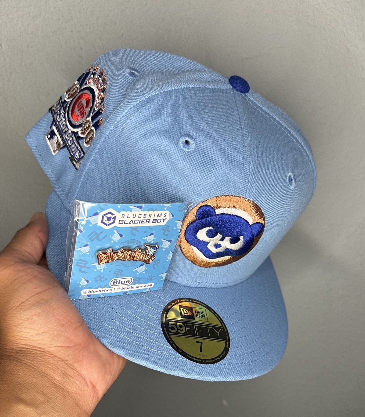 Xtremewear: factory Chicago Cubs Bluebrims Blastoise sz 7 5/8