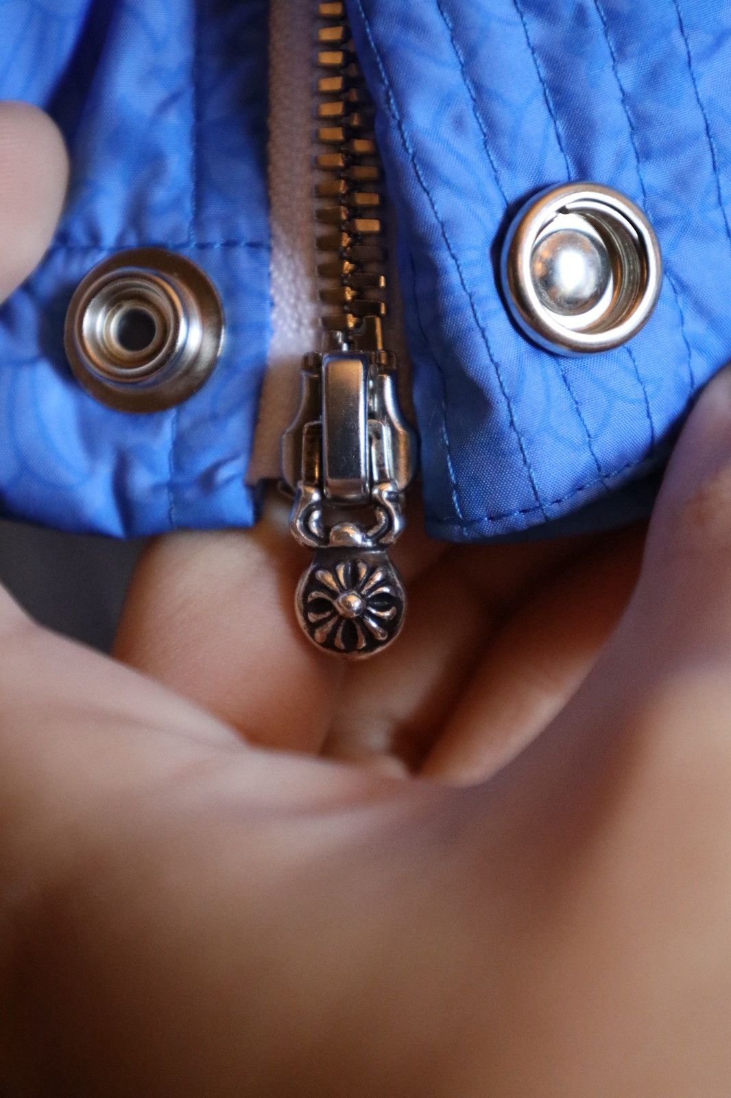 Chrome Hearts Chrome Hearts Blue Down Vest - Size M Size US M / EU 48-50 / 2 - 5 Thumbnail