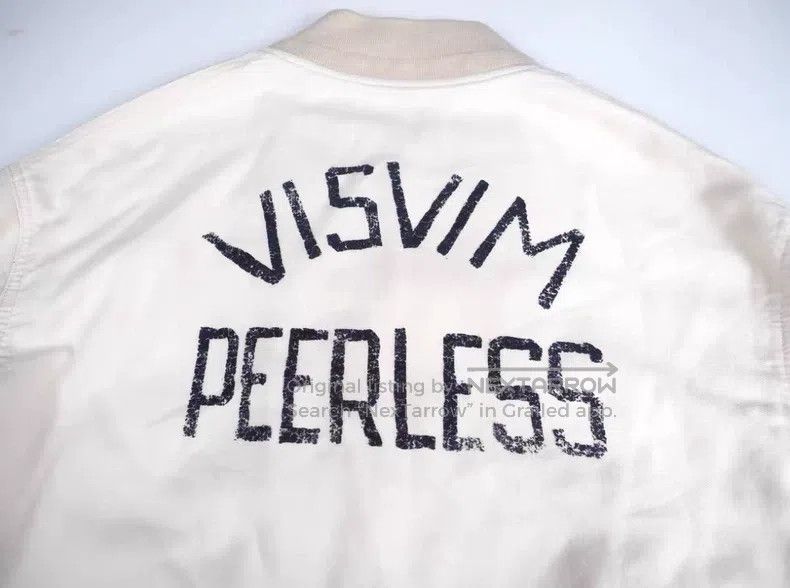 Visvim visvim Off-White Back Letter Bomber Jacket No. 3 Size US L / EU 52-54 / 3 - 4 Thumbnail