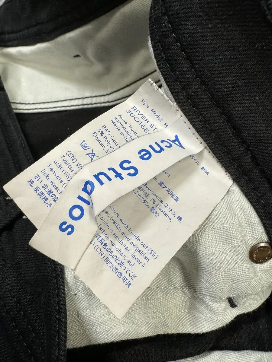 Acne Studios Acne Studios Bla Konst Black Slim Denim Jeans Size US 32 / EU 48 - 8 Thumbnail