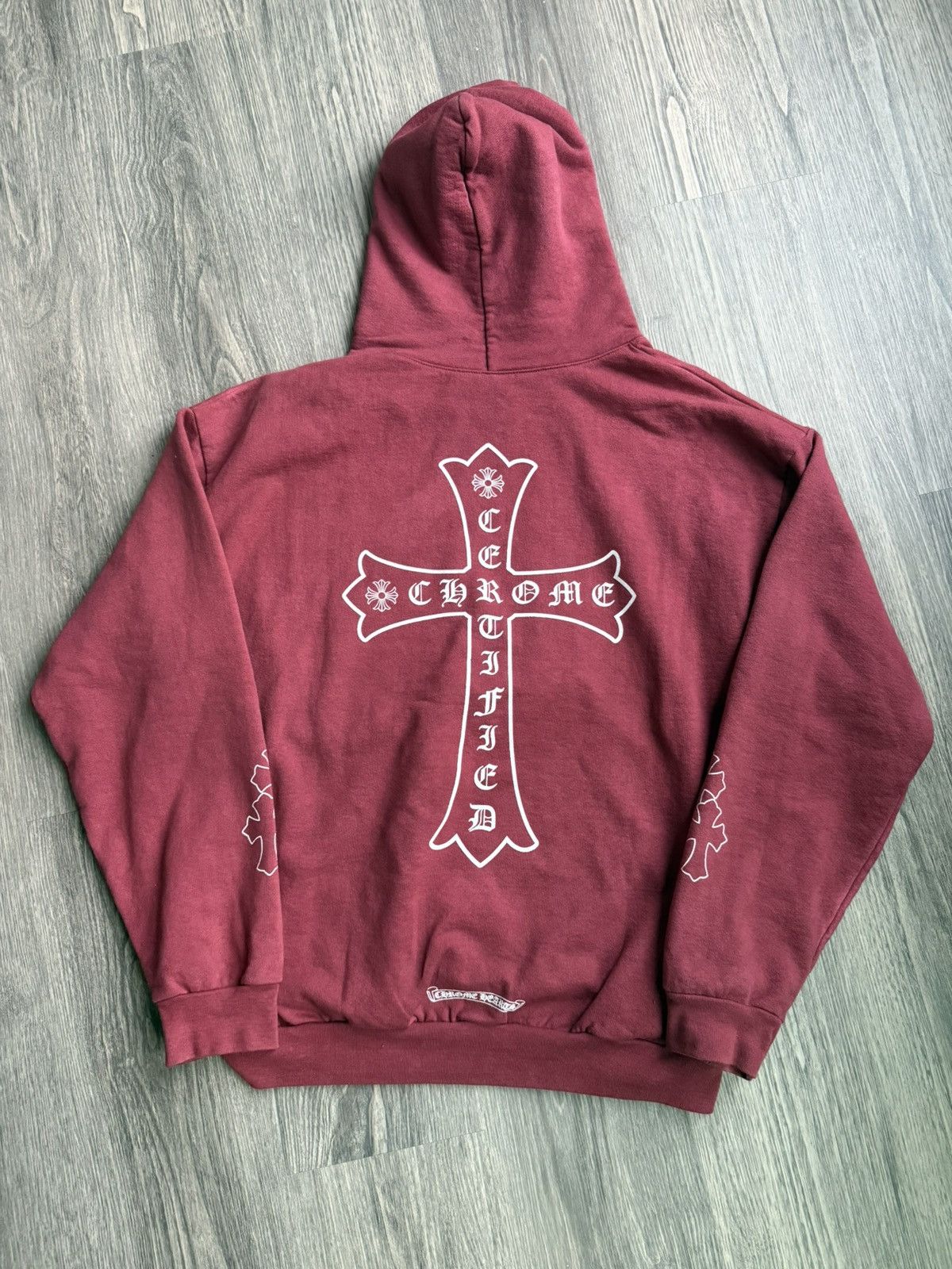 Chrome Hearts Drake Hoodie Red | Grailed