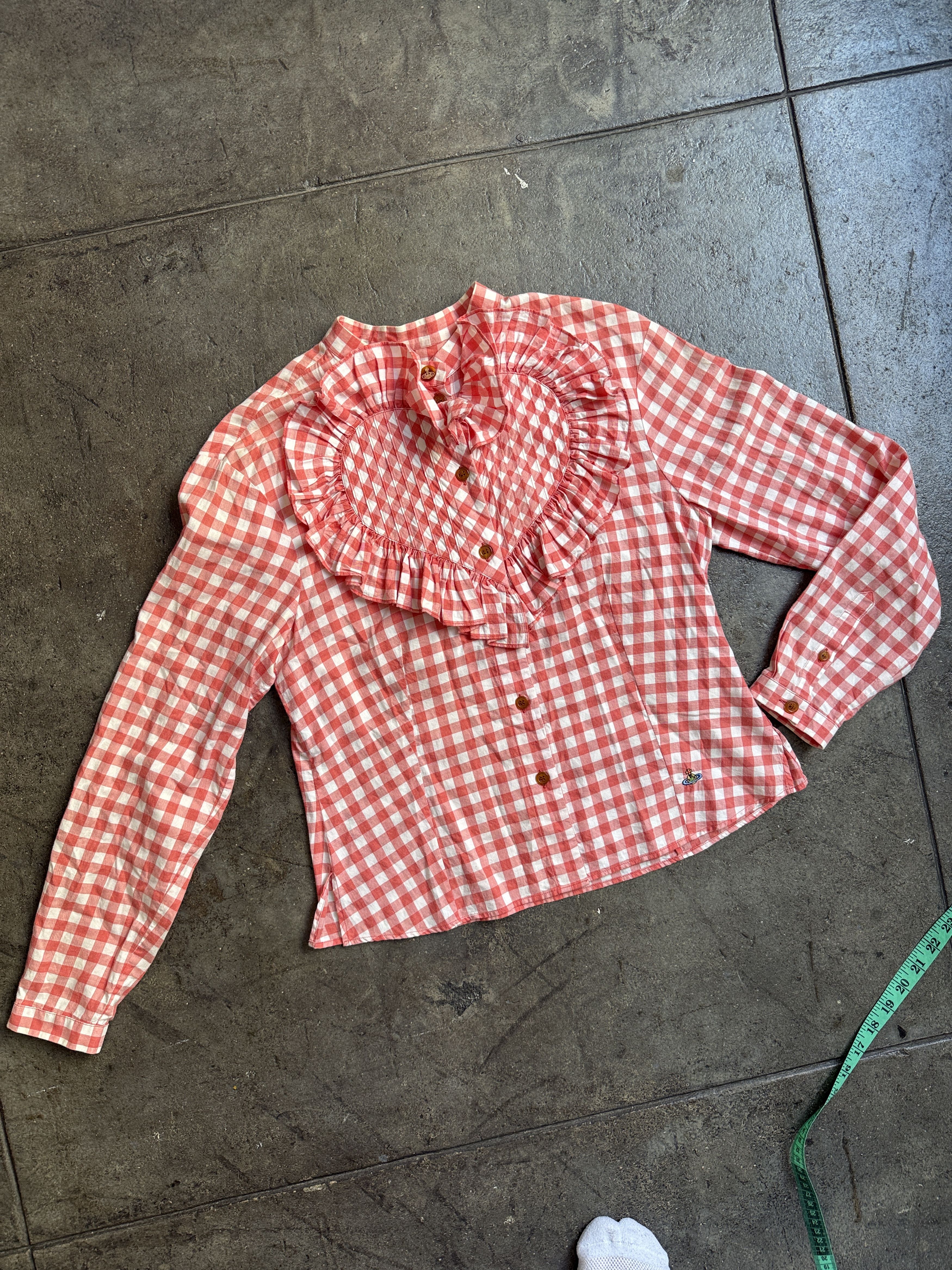 Vivienne Westwood NWT 2014 Red Label HEART light checkered jacket Size XS / US 0-2 / IT 36-38 - 1 Thumbnail