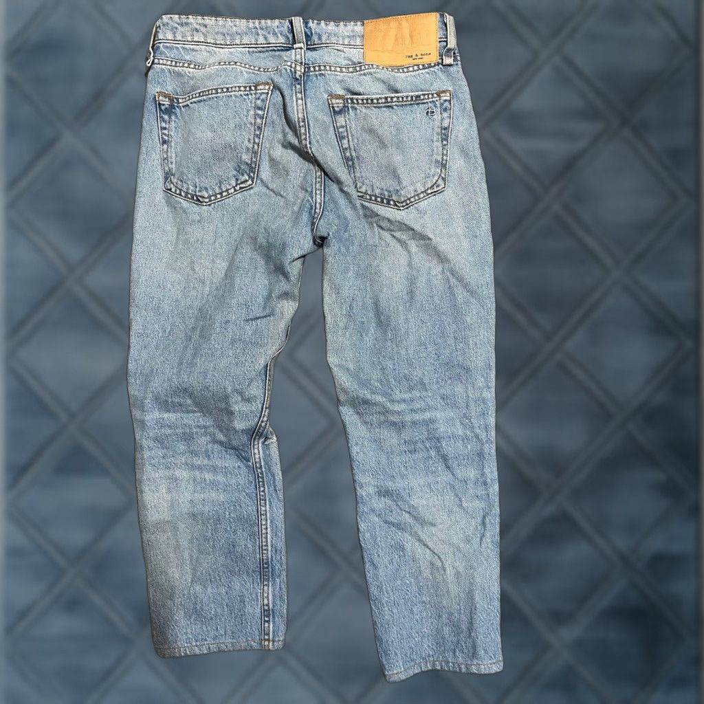 Rag & Bone VINTAGE Rag & Bone Jeans Women's 24 Boyfriend Mid-Rise Denim Blue 90s casual Girls Size 42" / US 20 - 1 Thumbnail