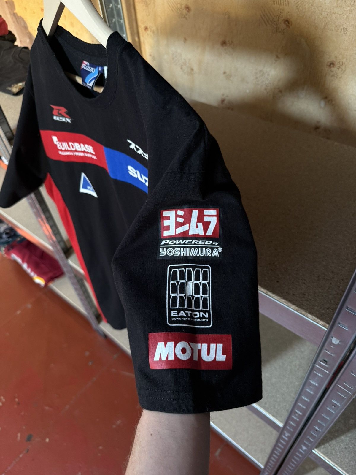 Vintage Suzuki BuildBase Superbike Official Team Hawk Racing T-Shirt Size US XL / EU 56 / 4 - 7 Thumbnail