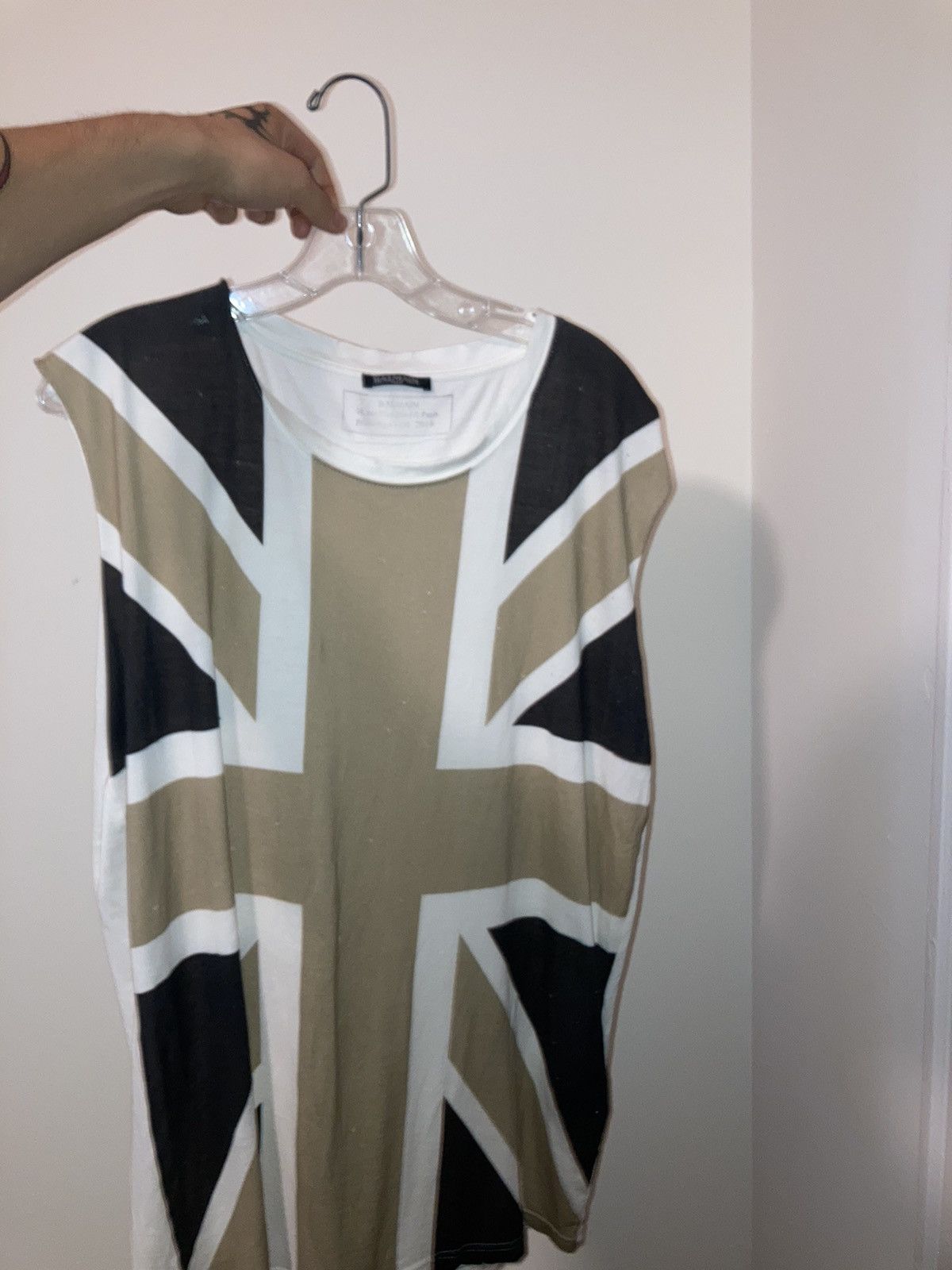 Balmain × Pierre Balmain Balmain - SS11 Punk American Flag Tank