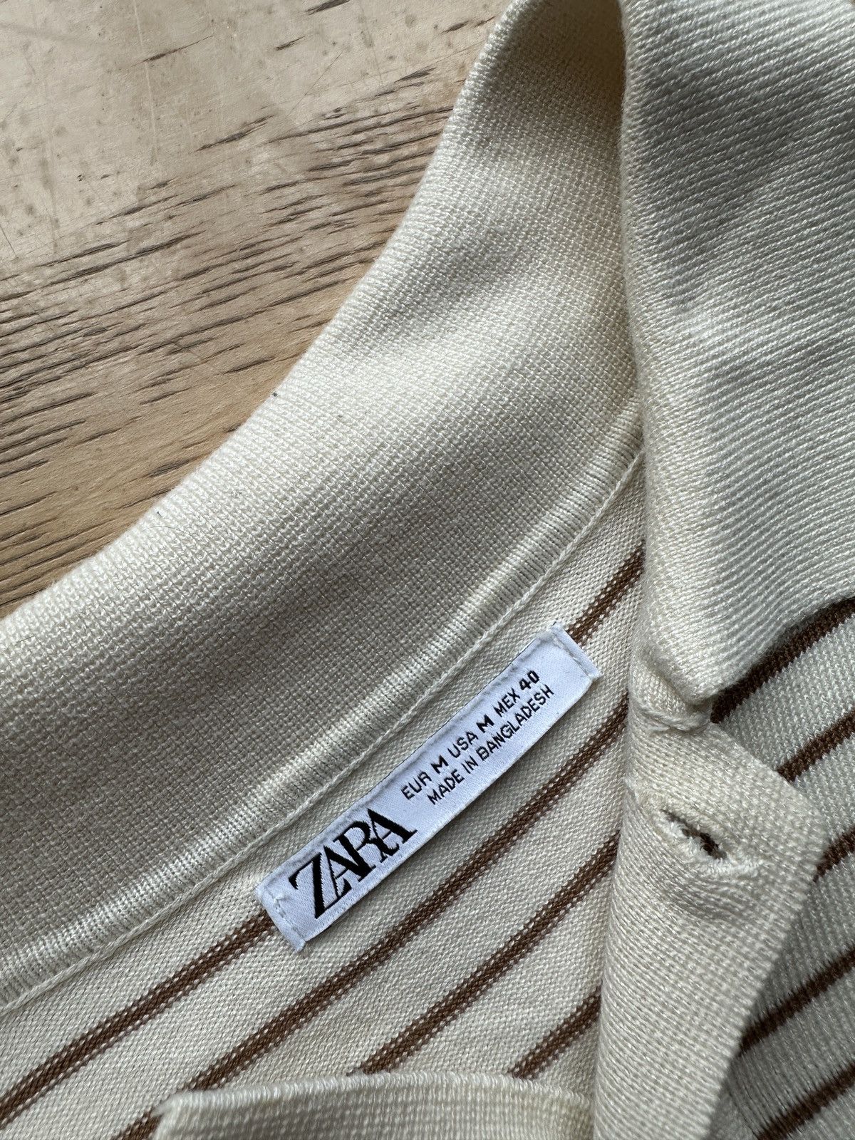 Zara Poloshirt Zara Size US M / EU 48-50 / 2 - 2 Thumbnail
