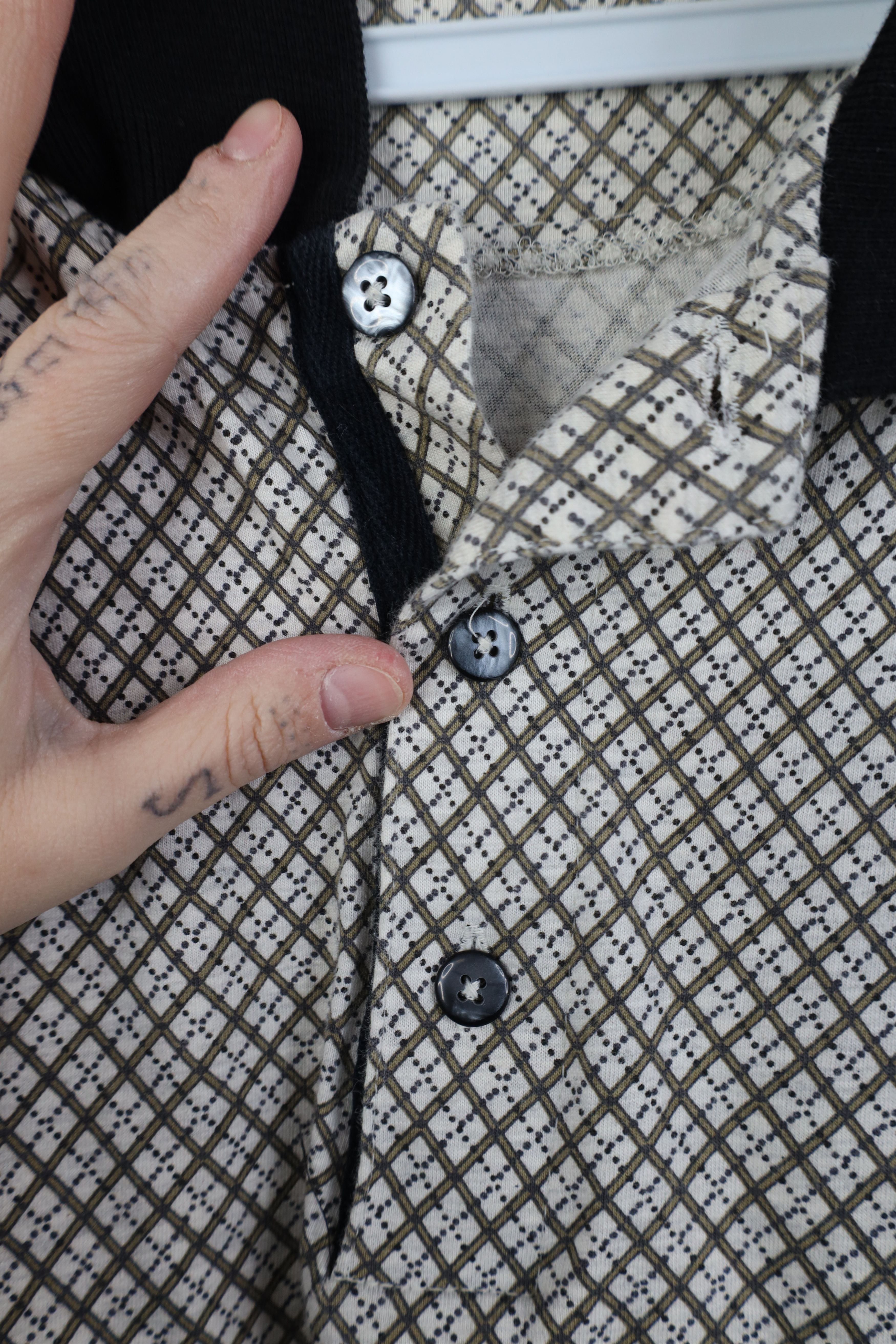 Vintage Vintage 90s Streetwear Diamond Collared Golf Polo Shirt Size US L / EU 52-54 / 3 - 4 Thumbnail
