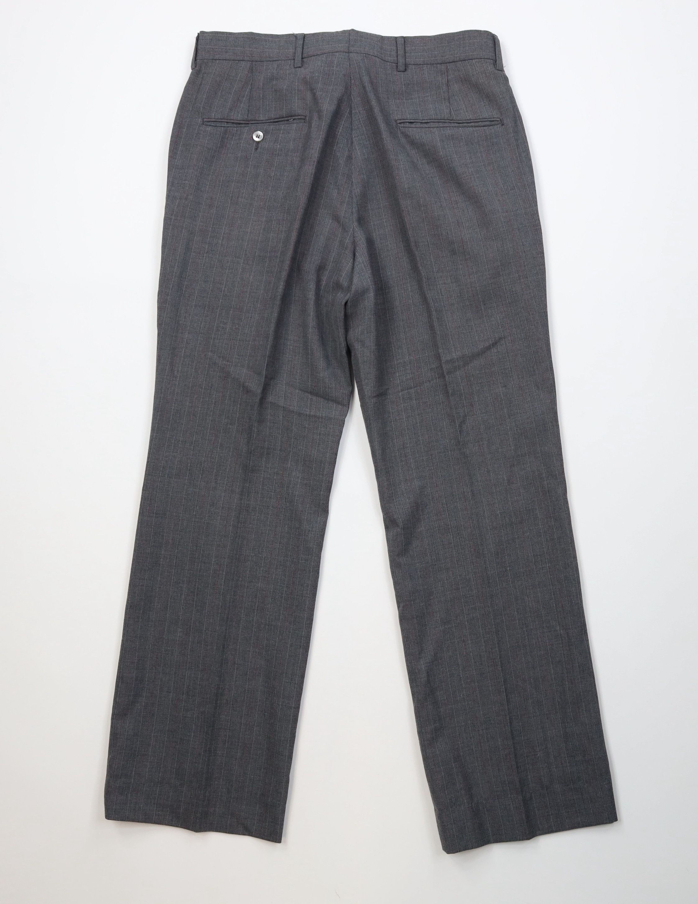 Vintage Vintage 70s Knit Rainbow Striped Wide Leg Chino Pants USA Size US 32 / EU 48 - 7 Thumbnail