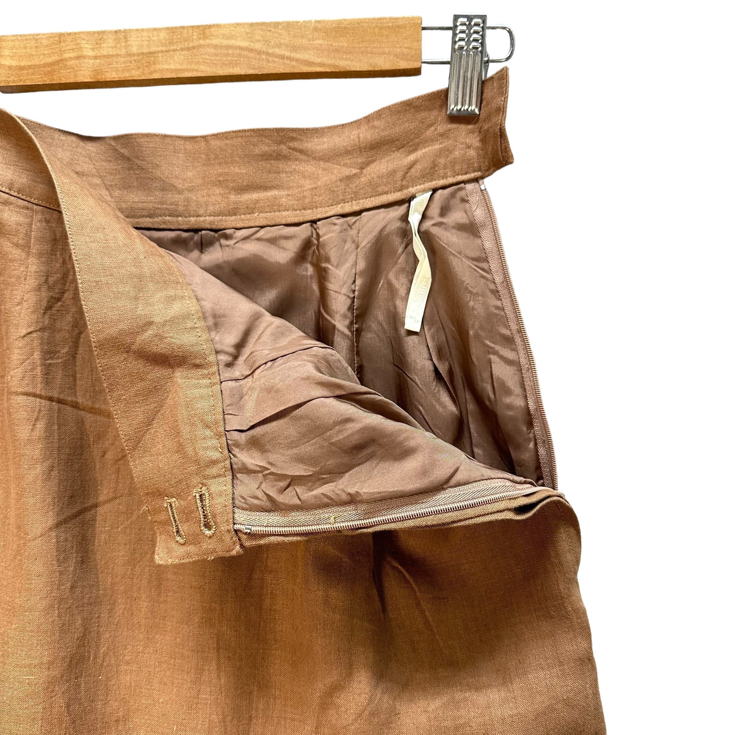 BIGI BIGI Made in Japan Belted Jacket Linen Skirt Suits #A24-0556 Size S / US 4 / IT 40 - 17 Thumbnail