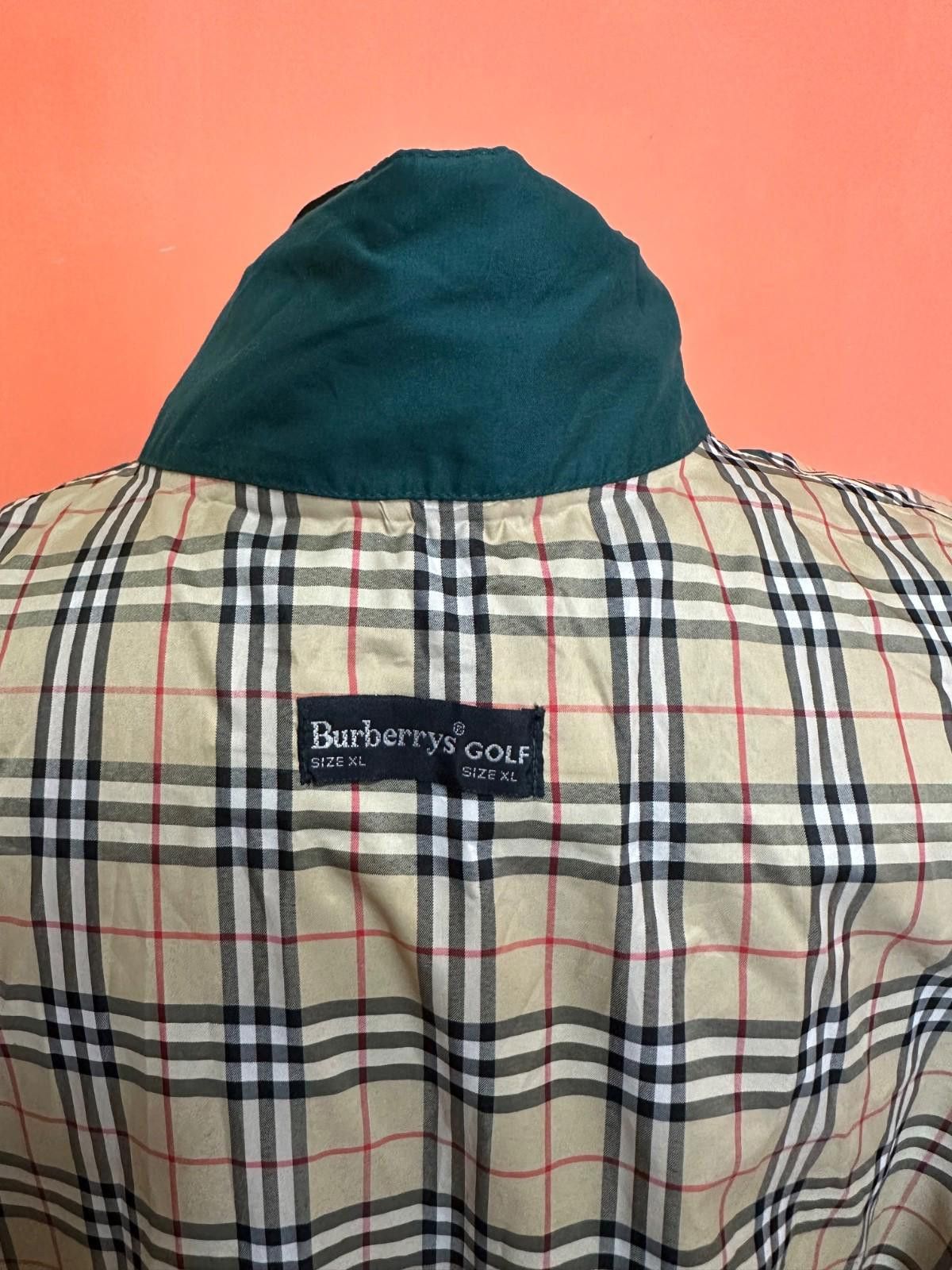 Burberry Burberys Golf Nova Check Green Jacket Sz XL Size US XL / EU 56 / 4 - 8 Thumbnail