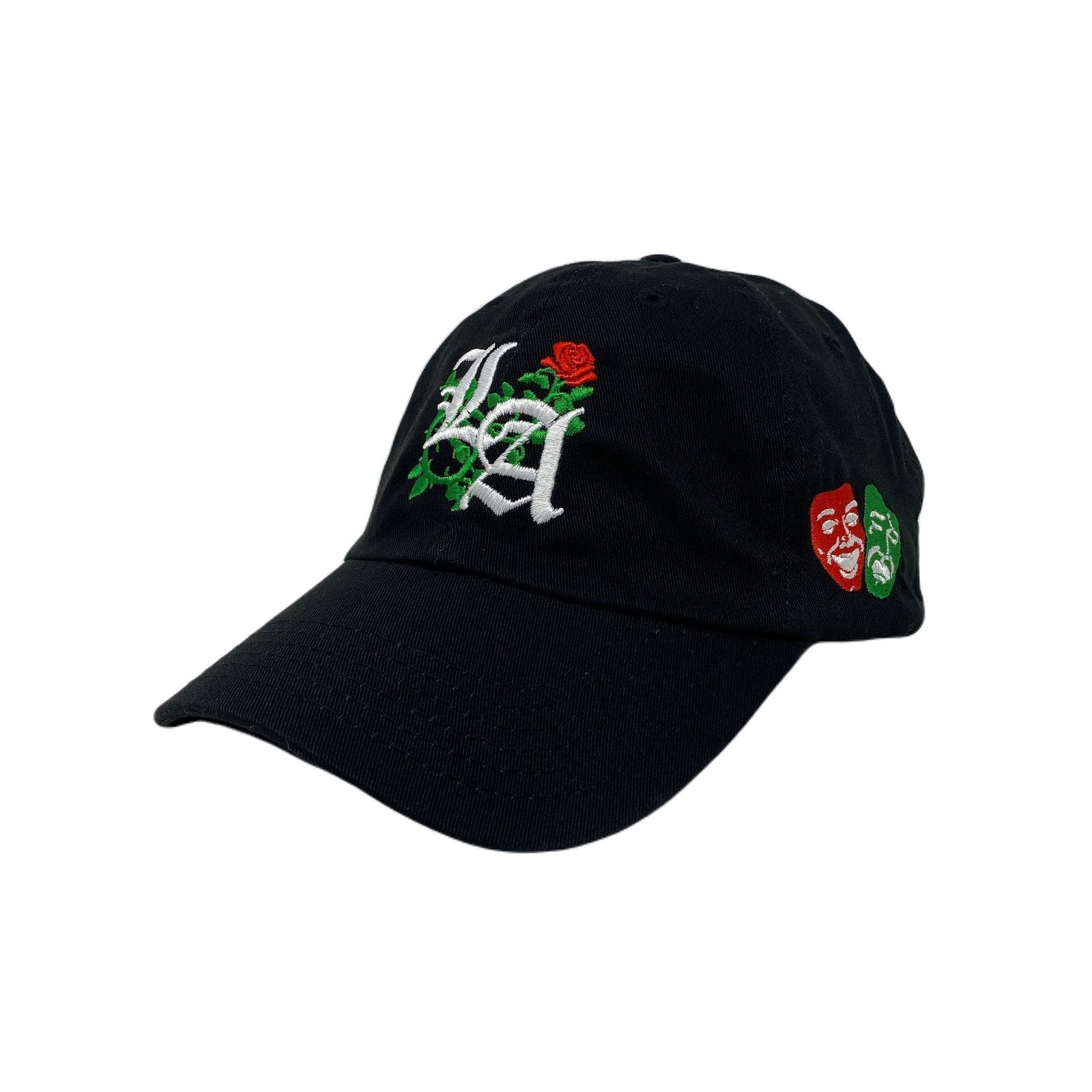 Other Los Angeles Laugh Now RED Cry Later GREEN Masks Dad Hat Size ONE SIZE - 2 Thumbnail