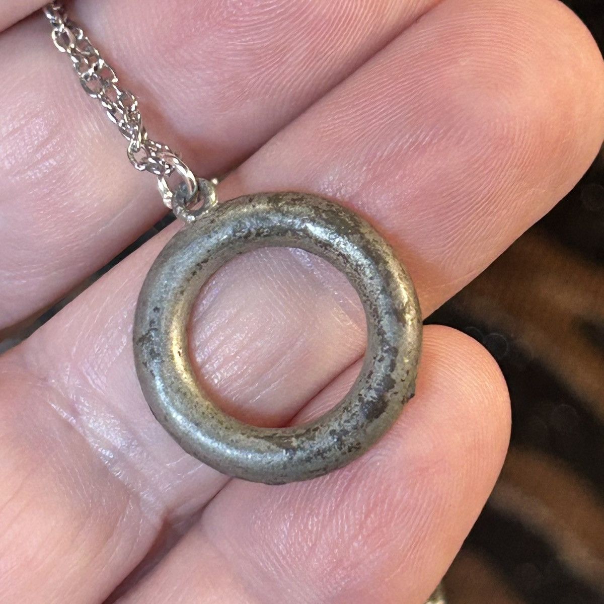 Handmade Handcrafted vintage paste stone pendant on chain necklace Size ONE SIZE - 6 Thumbnail