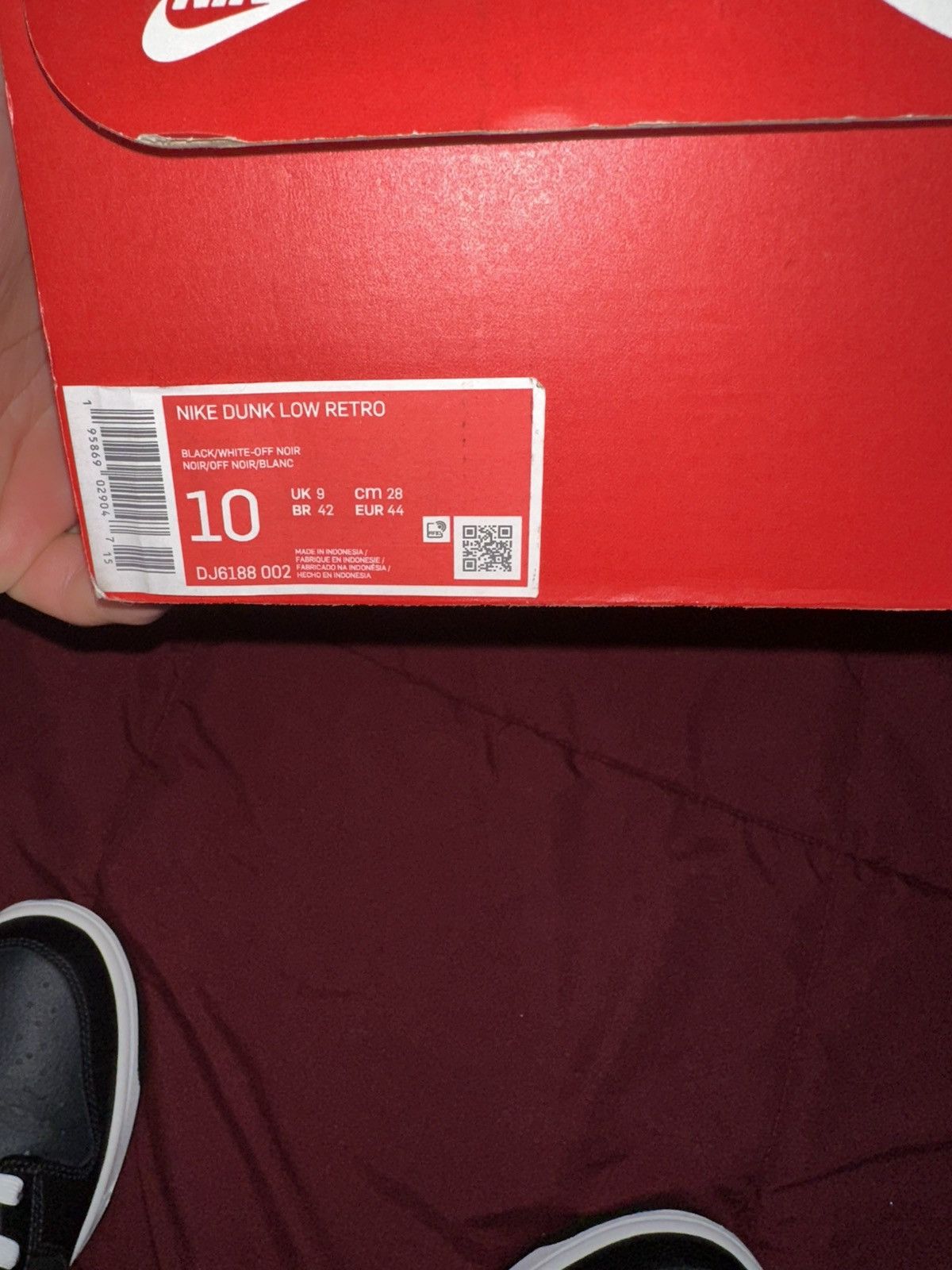 Nike Nike dunk low black panda Size US 10 / EU 43 - 7 Thumbnail