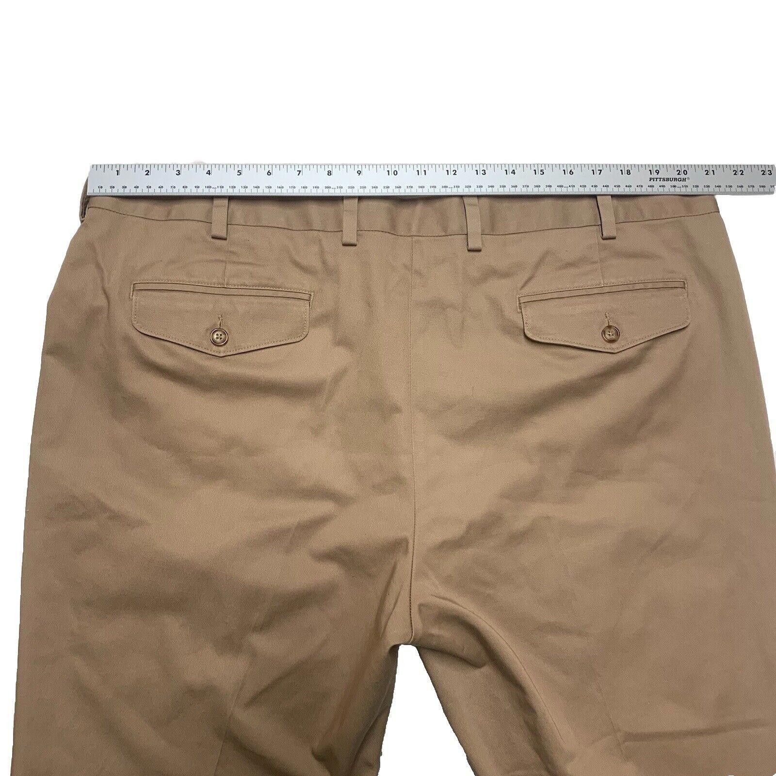 L.L. Bean L.L. Bean Dress Slacks Chino Men's Sz 42 Wide Dark Khaki Size US 42 / EU 58 - 8 Thumbnail