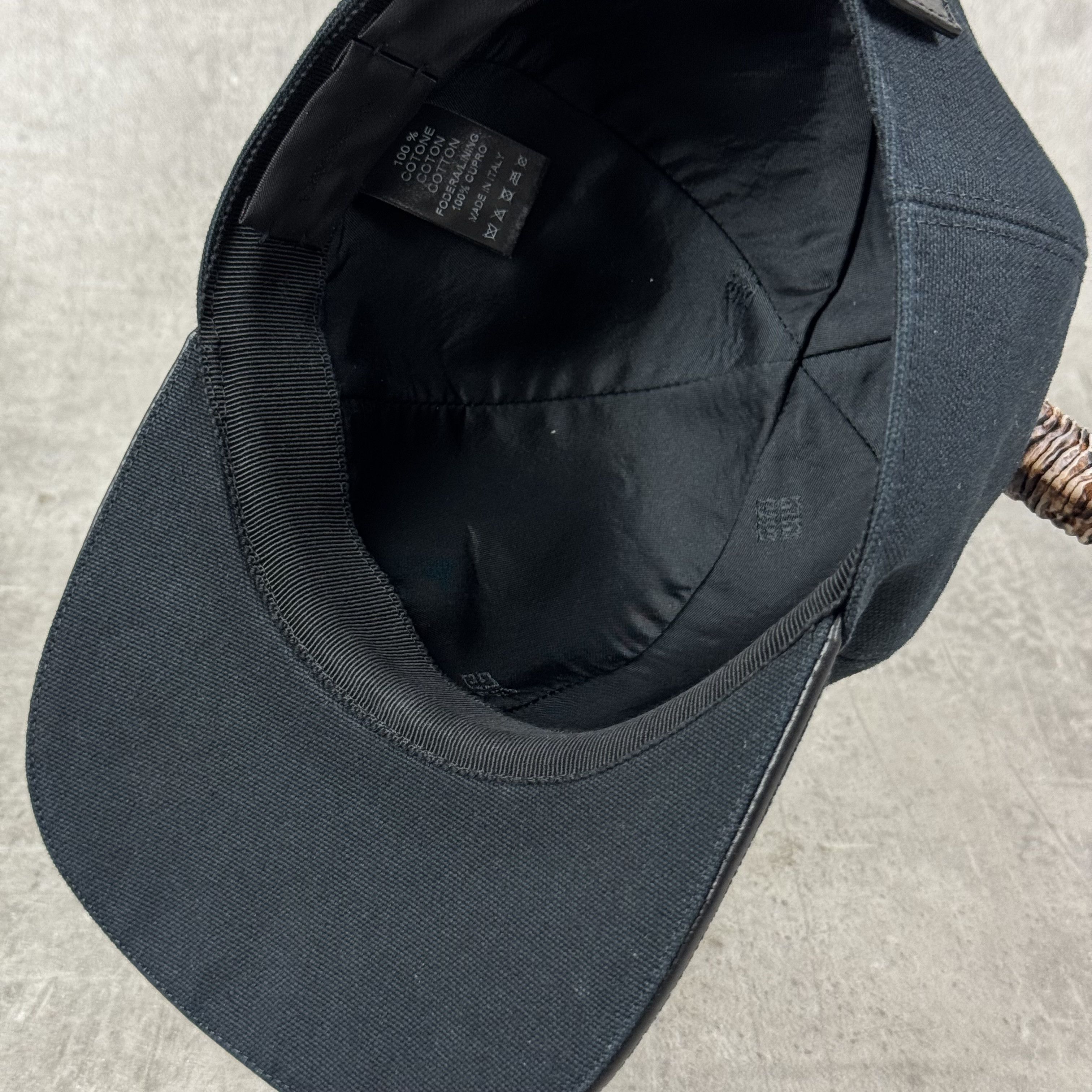 Givenchy GIVENCHY SS21 Horns Black Baseball Cap Hat Matthew Williams Size ONE SIZE - 12 Thumbnail