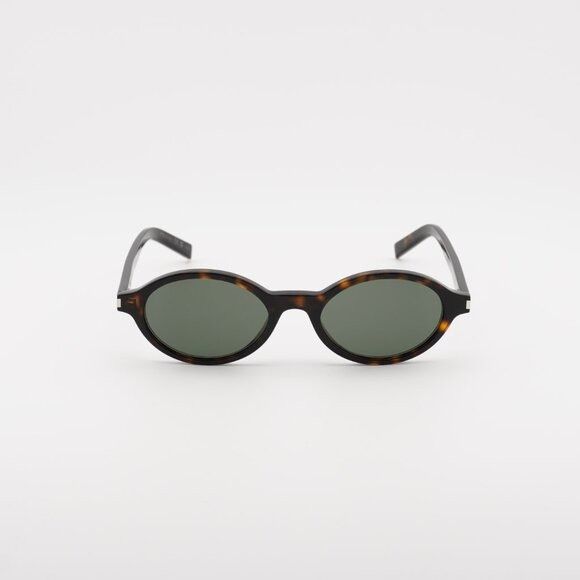 Saint Laurent Paris Saint Laurent SL751JEANNE 002 Sunglasses Havana Oval Frame Size ONE SIZE - 3 Thumbnail