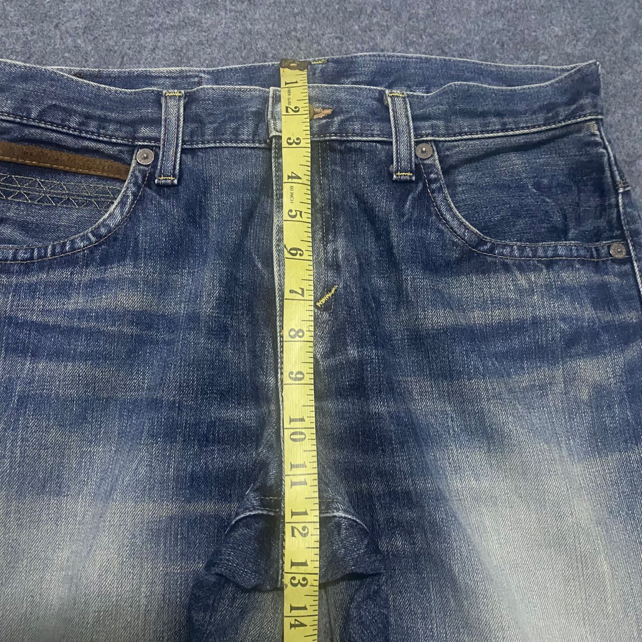 Edwin 💥Vintage Edwin Exclusive Vintage Distressed Denim Size US 33 - 4 Thumbnail