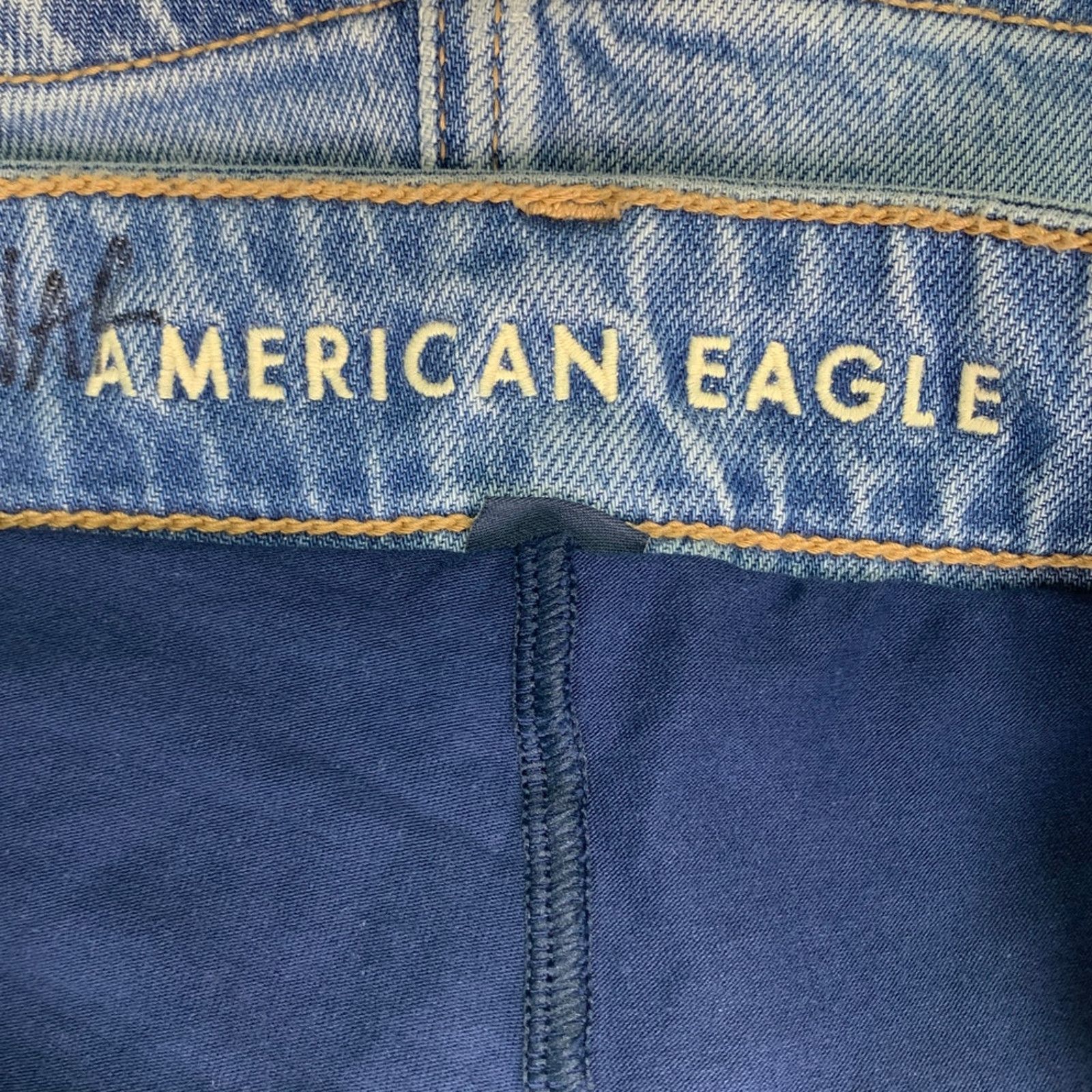 American Eagle Outfitters New American Eagle Womens 8 Medium Denim Micro Skort w Top Size 30" / US 8 / IT 44 - 8 Thumbnail