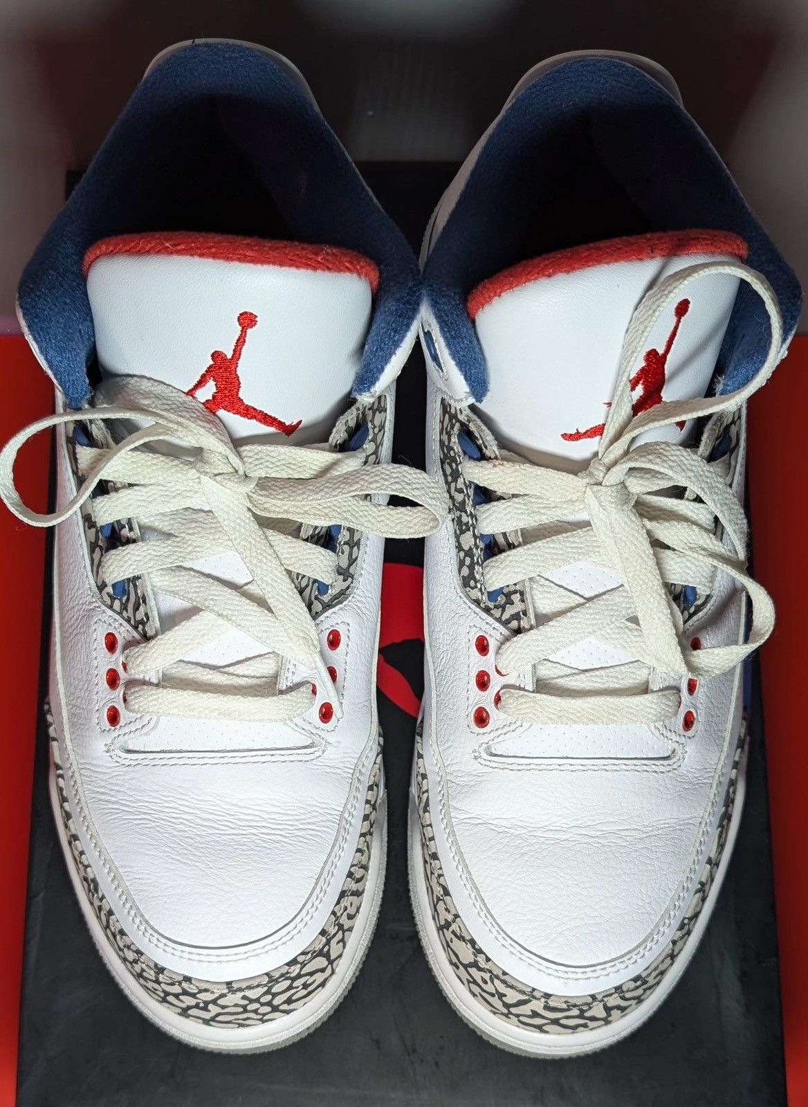 Jordan Brand Size 8.5 - Jordan 3 Retro OG Mid True Blue Size US 8.5 / EU 41-42 - 2 Thumbnail