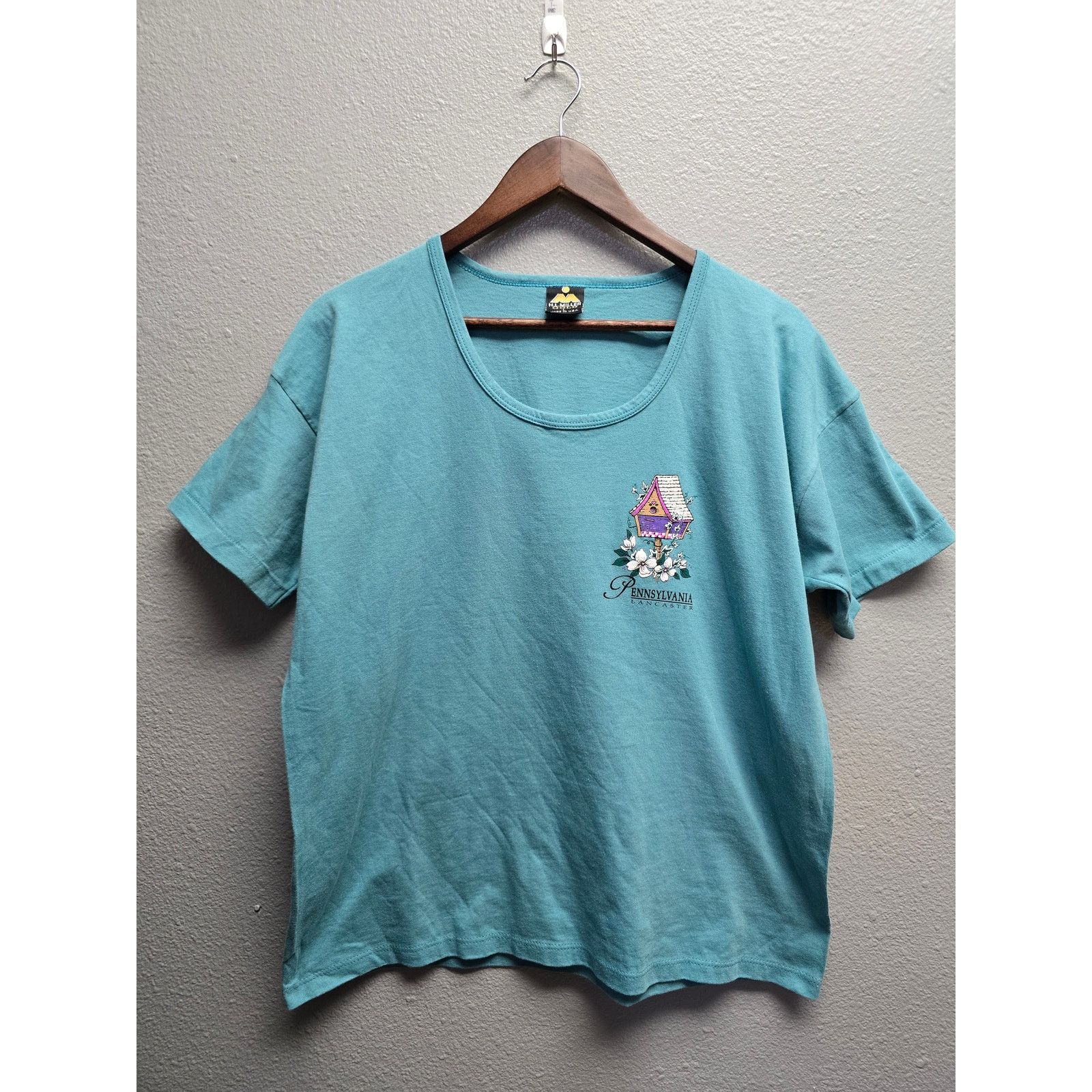 Vintage Vintage Womens Lancaster Pennsylvania Shirt Top Tee 90s L Size L / US 10 / IT 46 - 1 Thumbnail