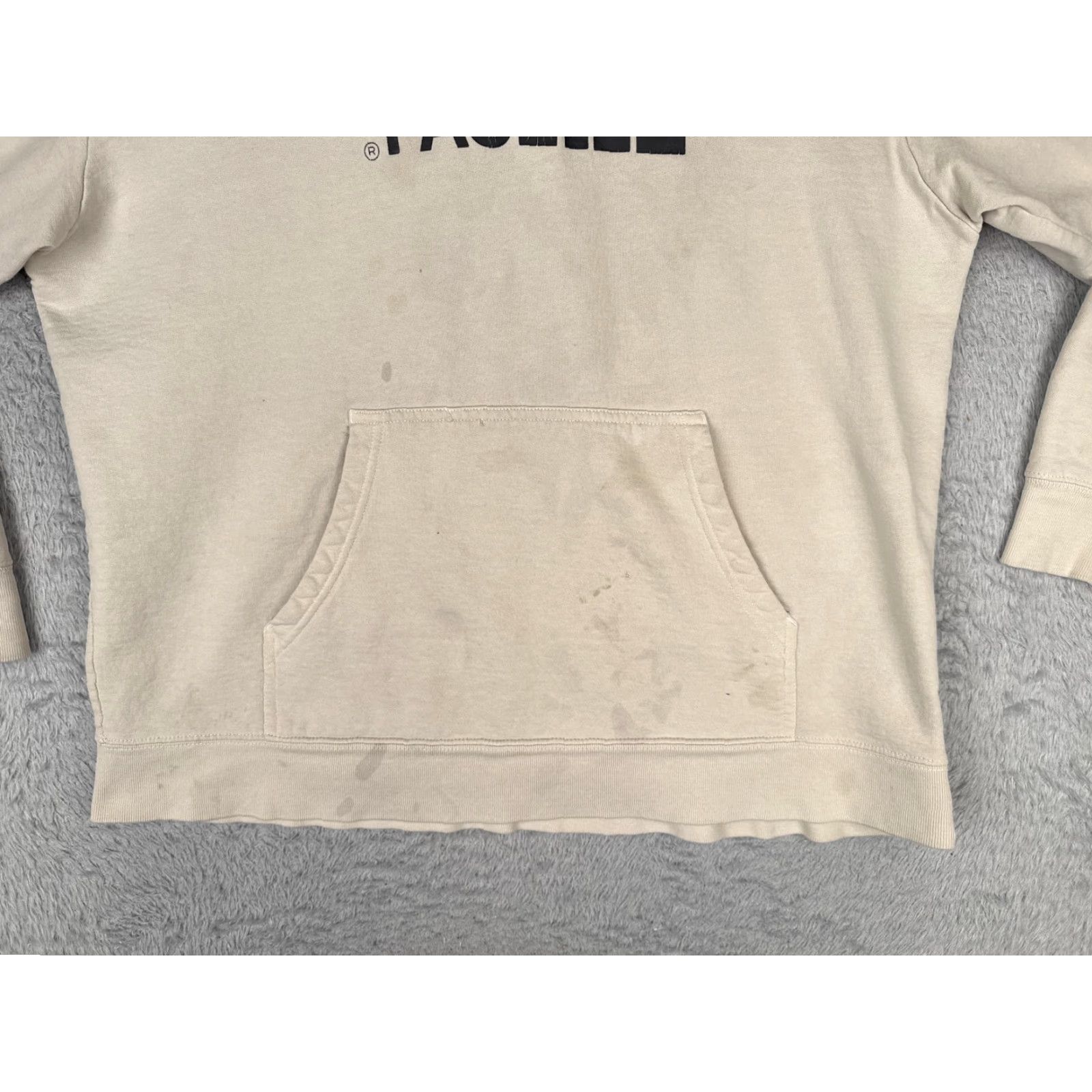 The North Face The North Face Hoodie Mens XL Beige Logo Pullover Fleece Sweatshirt Outdoor Size US XL / EU 56 / 4 - 5 Thumbnail