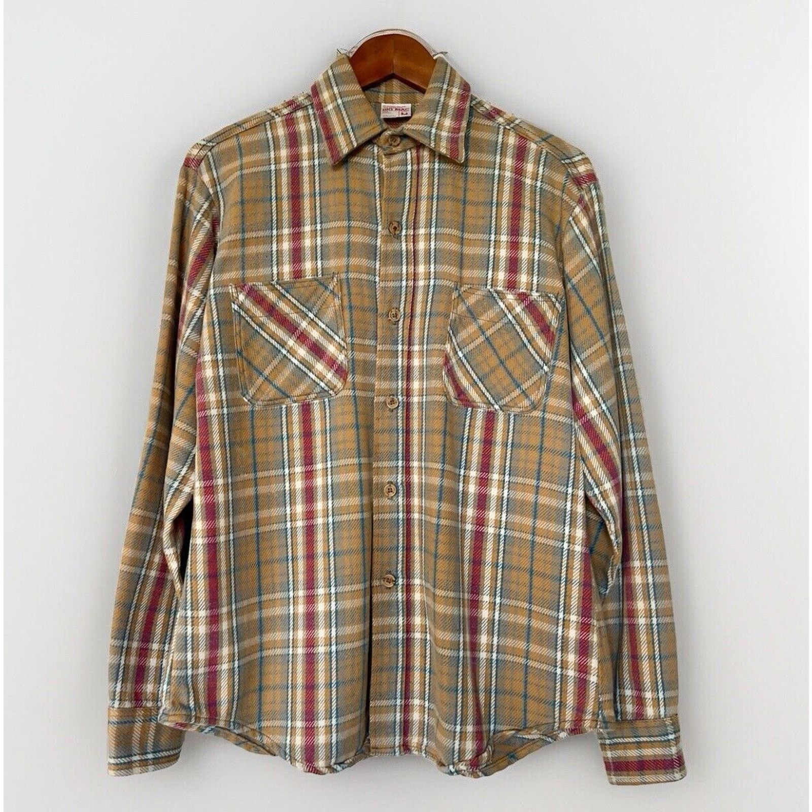 Big Mac Vintage Big Mac Flannel Shirt Men’s M Cotton Plaid JC Penney Size US M / EU 48-50 / 2 - 1 Thumbnail