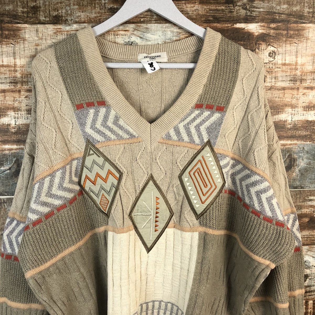 Japanese Brand DLL Destinare Uomo art vintage sweatshirt Knitwear #C036 Size US L / EU 52-54 / 3 - 5 Thumbnail