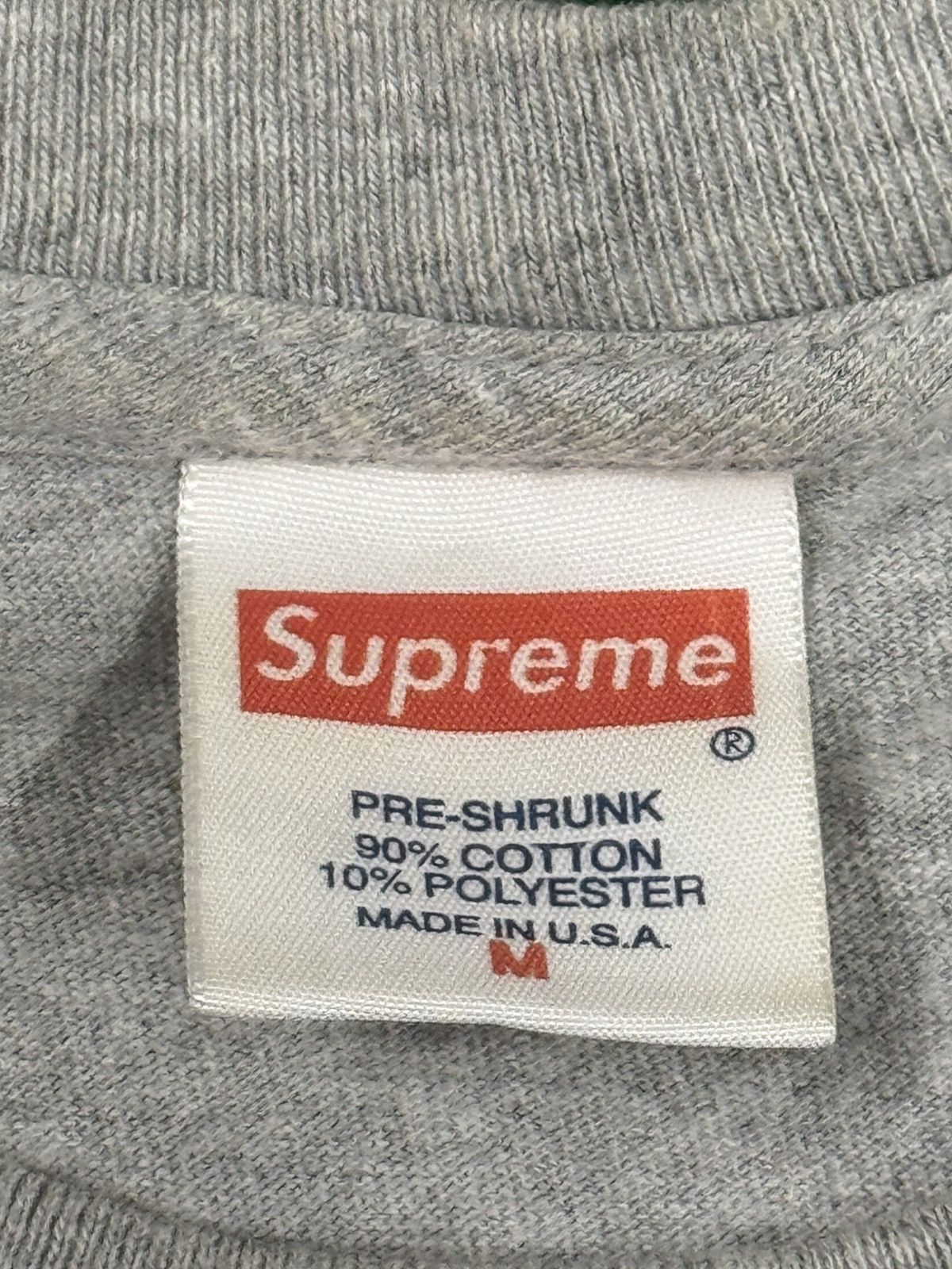 Supreme RARE Supreme Souxsie and The Banshees Grey Tee Medium FW14 Size US M / EU 48-50 / 2 - 3 Thumbnail