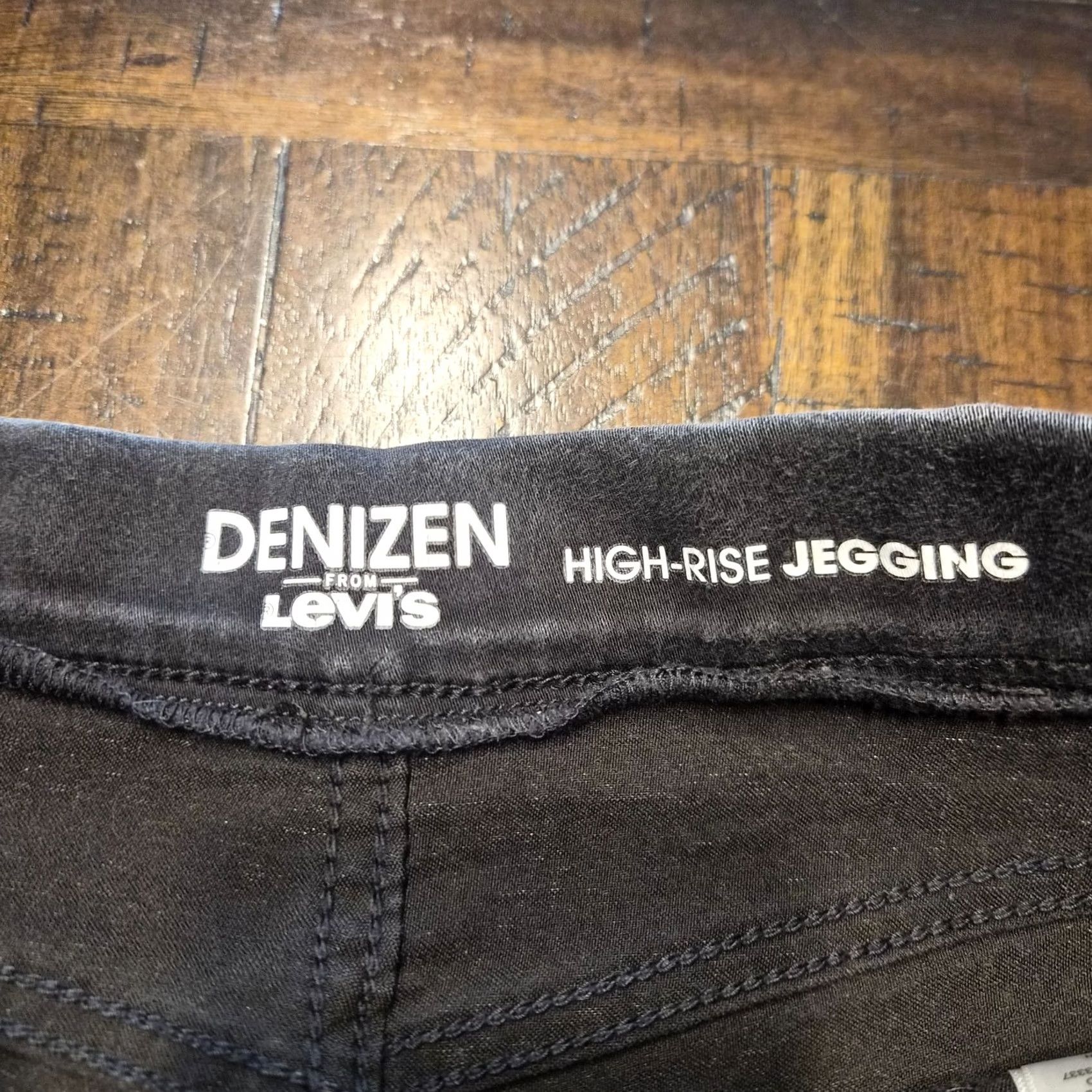Denizen Denizen from Levis Jeans Black High Rise Jegging Pull On Womens Small 27x26 Size 27" / US 4 / IT 40 - 3 Thumbnail