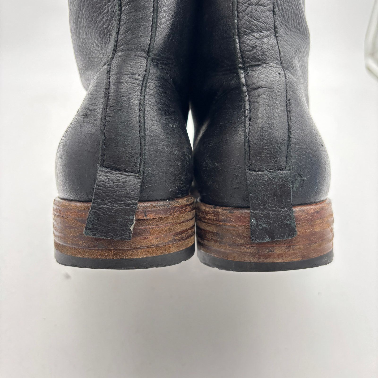 Shoto Shoto 5998 Handmade in Italy Boots Vibram 12 D Lamb Leather Size US 12 / EU 45 - 13 Thumbnail