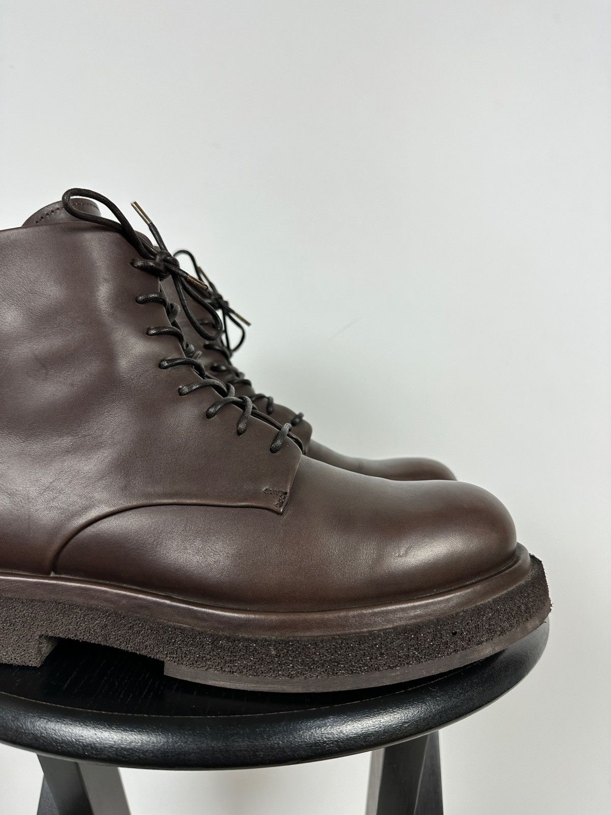 Officine Creative Officine Creative Lace Up Brown Leather Boots Size US 10 / IT 40 - 16 Thumbnail