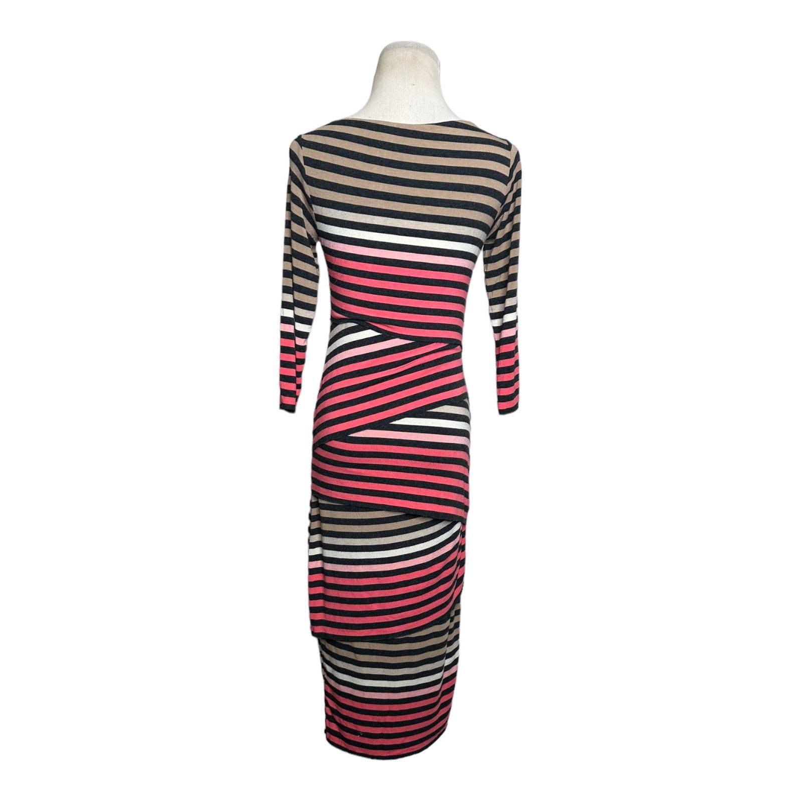 Bailey 44 Bailey/44 Striped Knit Column Midi Dress Size S Size S / US 4 / IT 40 - 10 Thumbnail