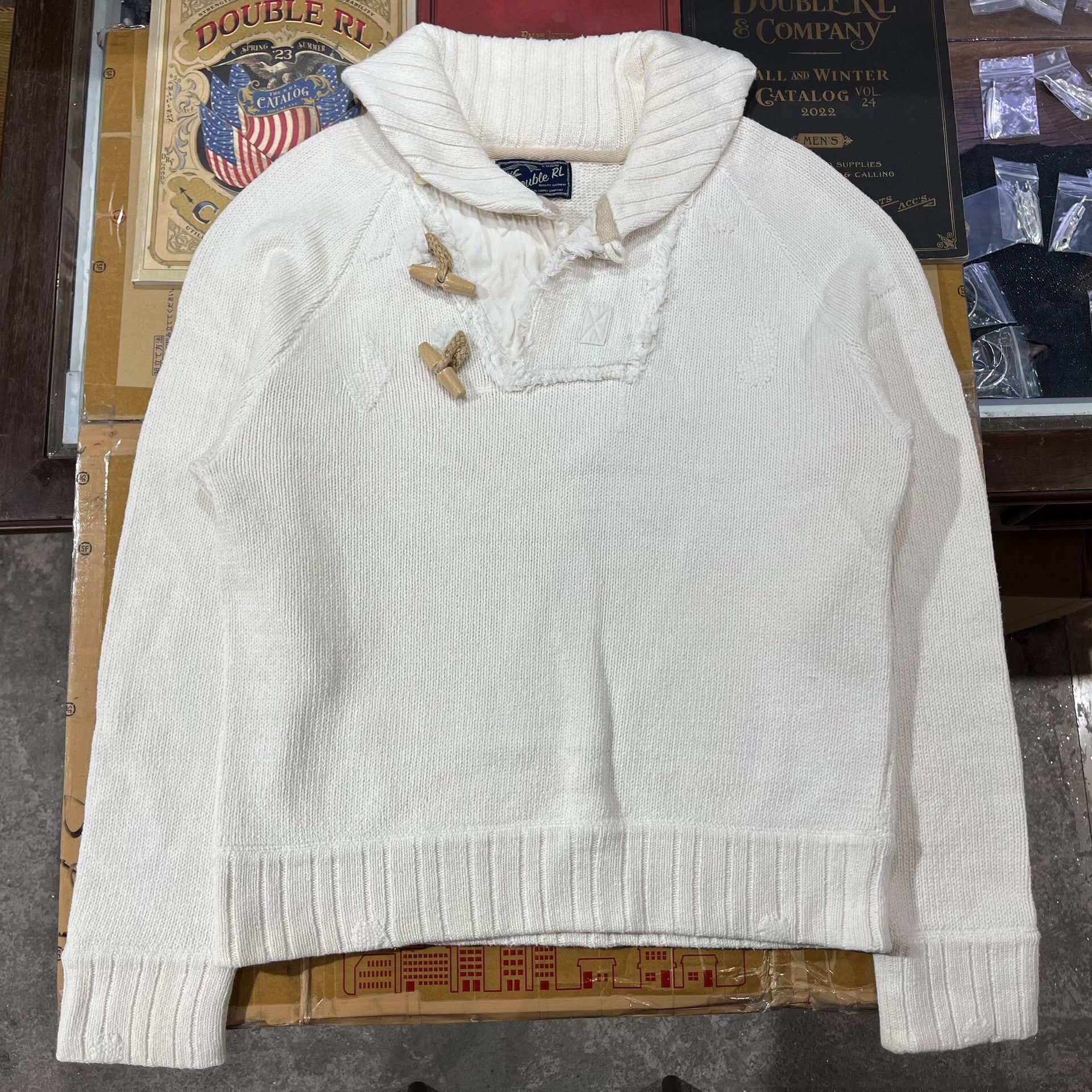 RRL Ralph Lauren RRL Double RL Knit Sweater Coat Size US L / EU 52-54 / 3 - 1 Thumbnail